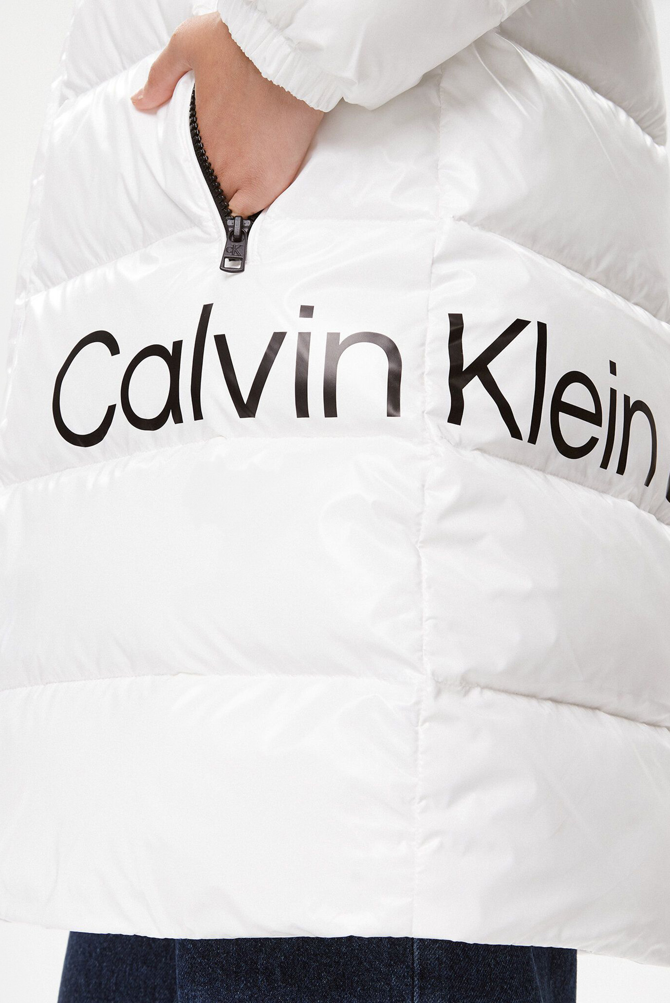 Куртка зимняя SHINY LONG FITTED JACKET Calvin Klein Jeans Куртка зимняя SHINY LONG FITTED JACKET 5