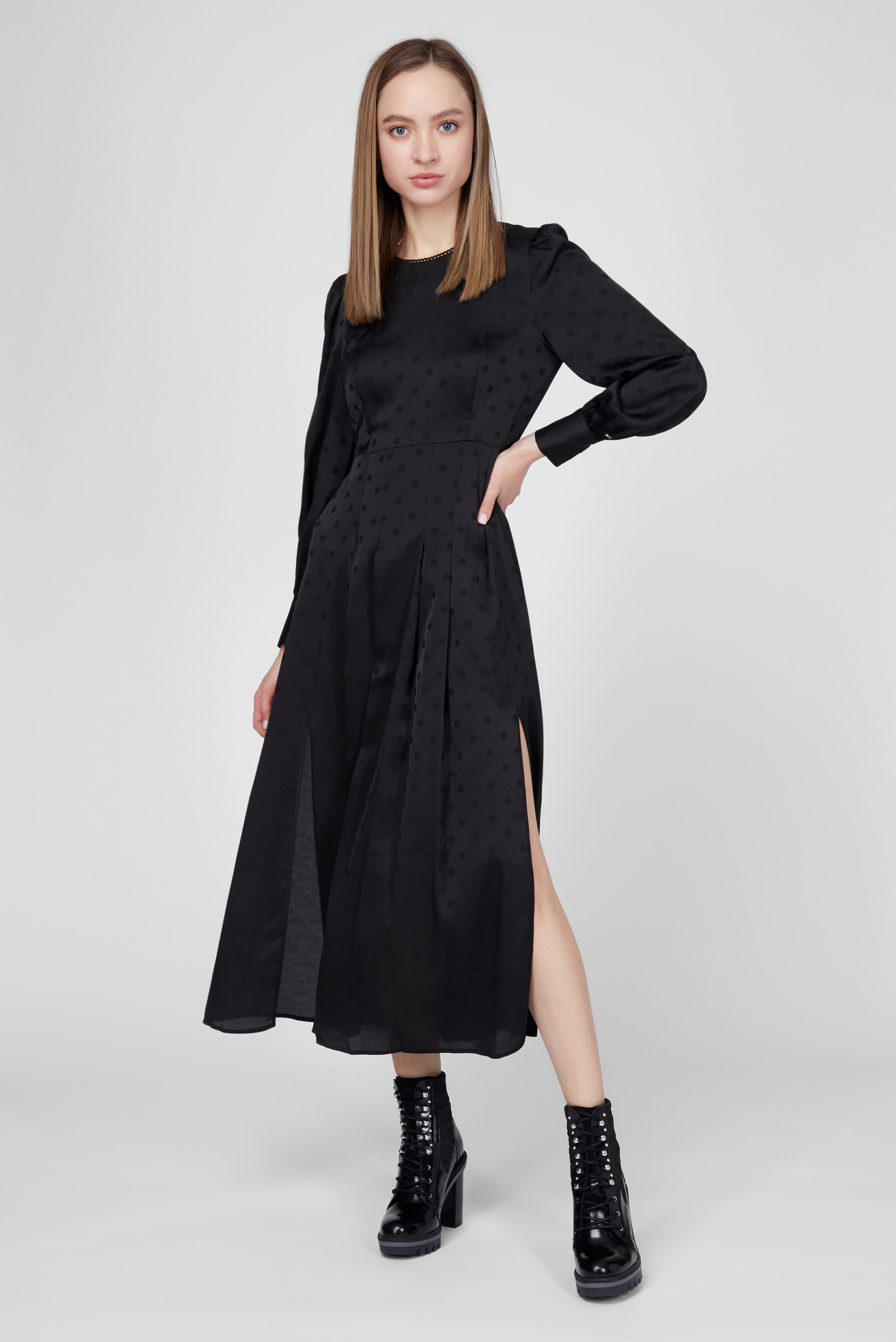 Женское черное платье POLKA DOTTommy Hilfiger Женское черное платье POLKA DOT 6