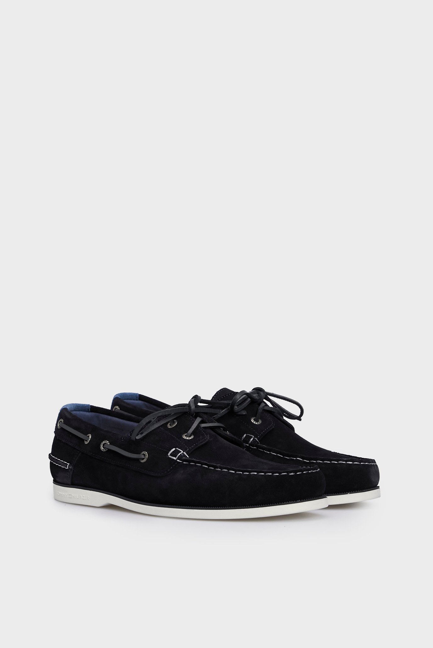 Мужские темно-синие замшевые топсайдеры TH BOAT SHOE CORE SUEDE 3