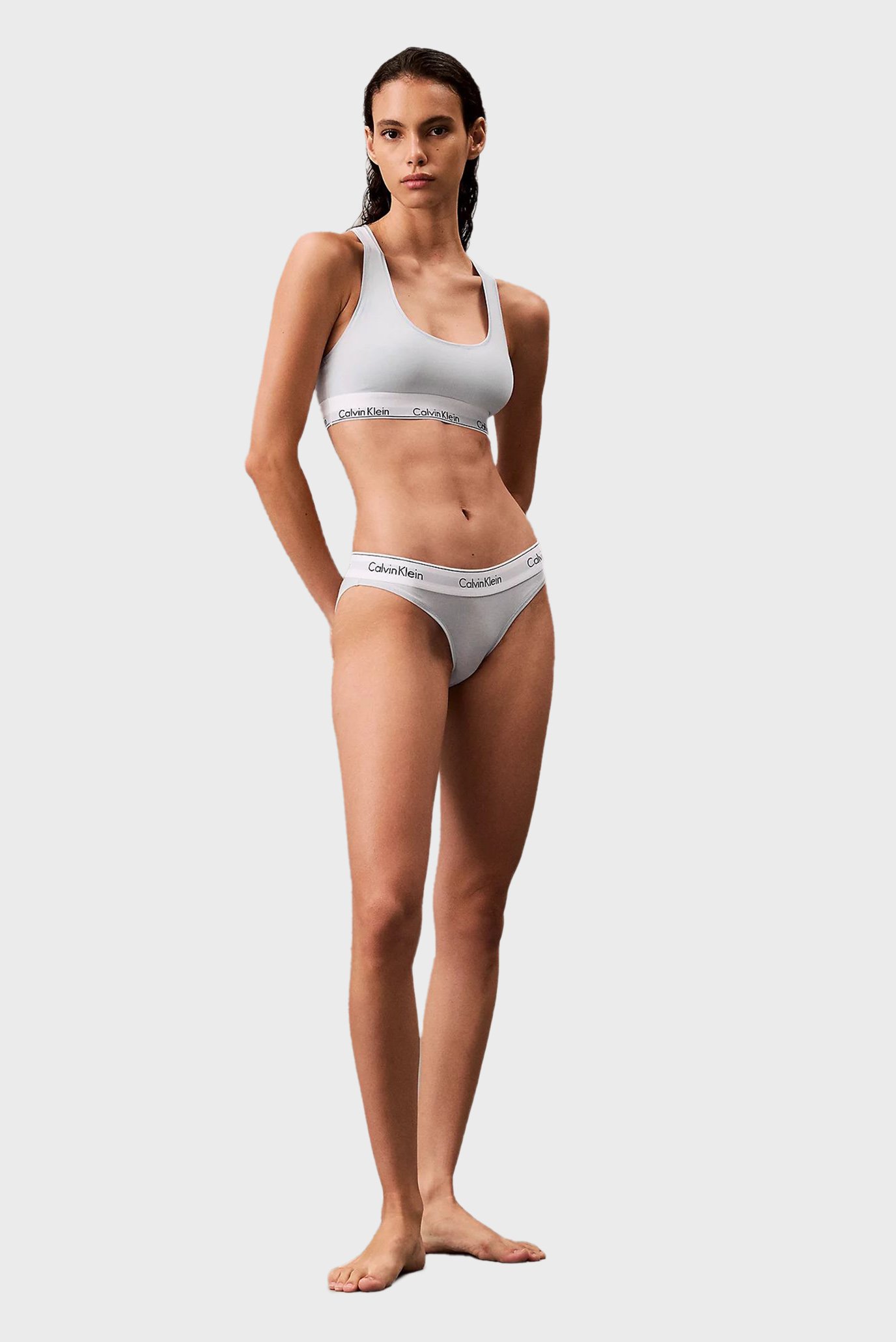 Женские голубые трусики BIKINICalvin Klein Женские голубые трусики BIKINI 2