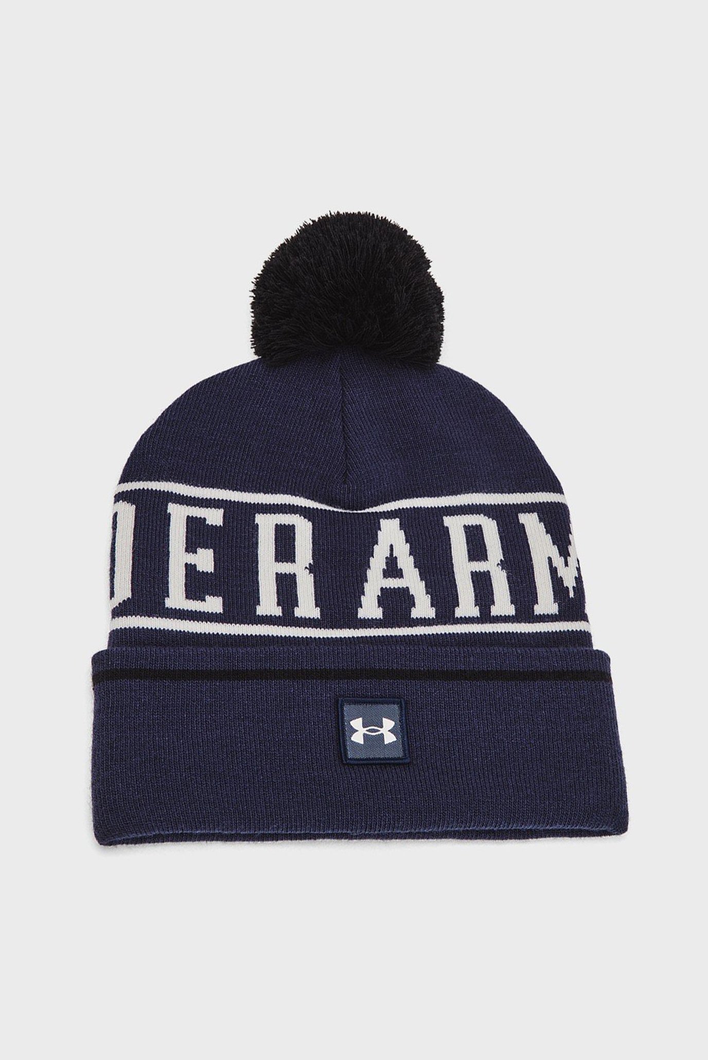 Мужская темно-синяя шапка M Halftime Pom Beanie 1