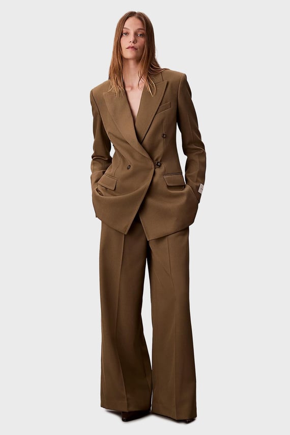 Брюки Wool Gaberdine Wide Leg Trouser Calvin Klein Брюки Wool Gaberdine Wide Leg Trouser Calvin Klein