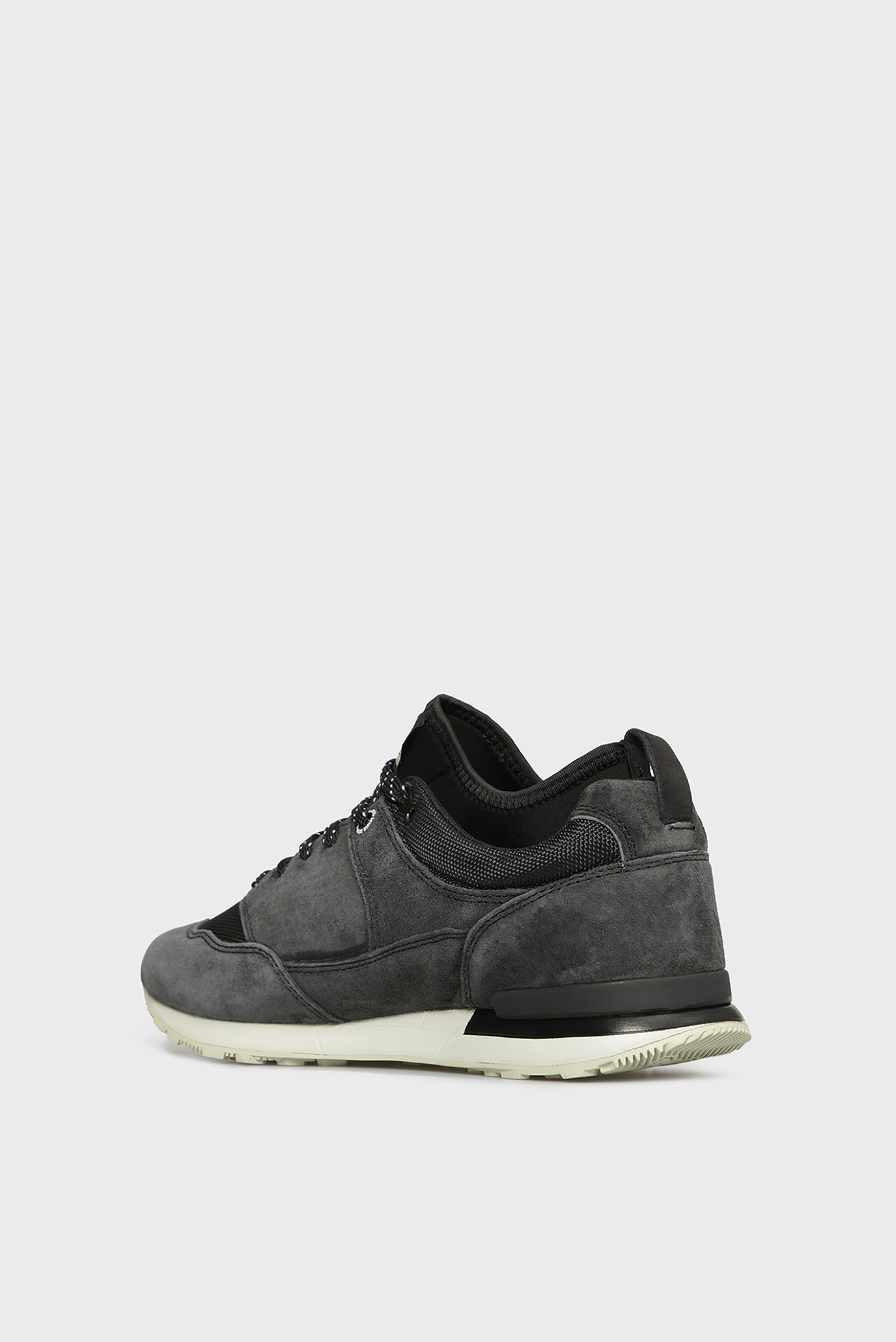 Мужские черные замшевые кроссовки 9