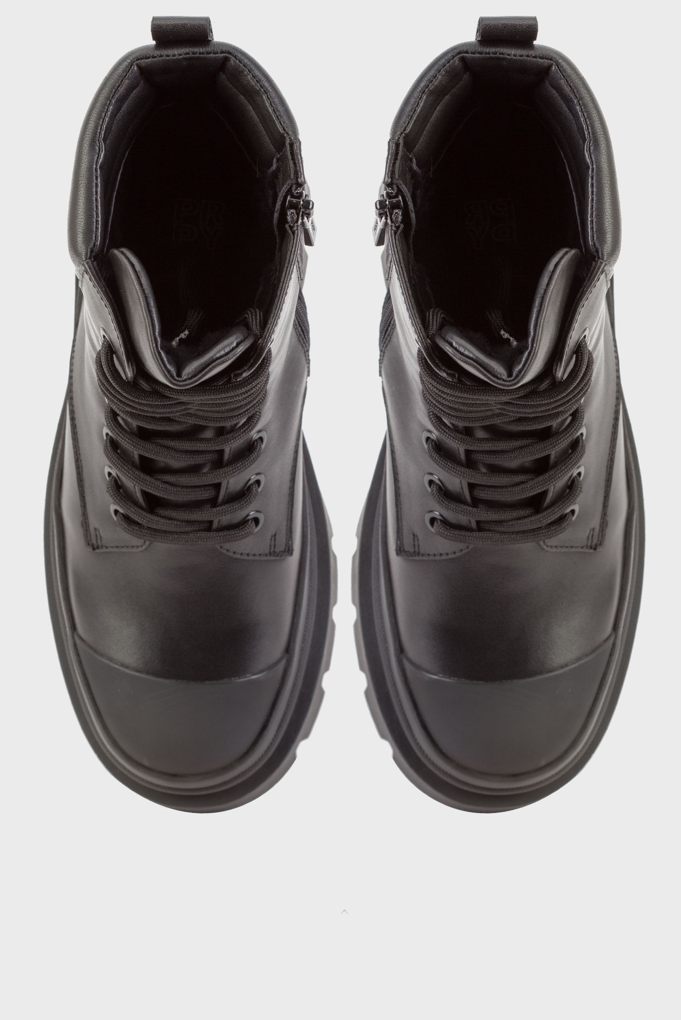 Женские черные кожаные ботинки Boltonia 4