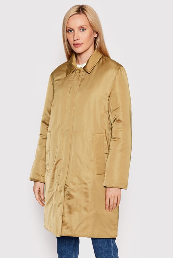 Пальто MINIMAL PADDED SATIN COAT