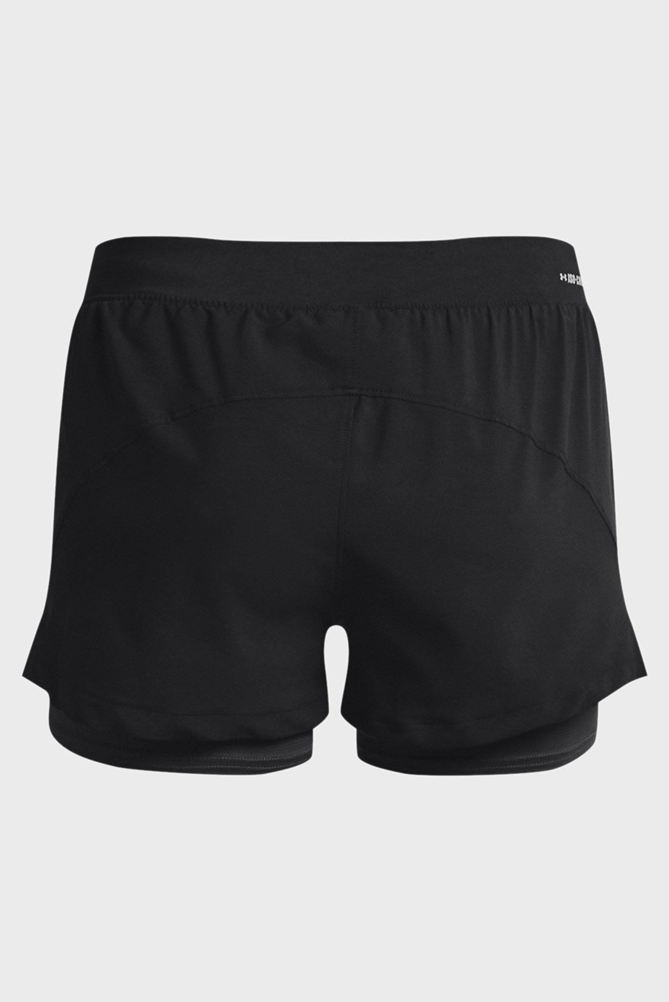 Женские черные шорты UA Iso-Chill® Run 2N1 Short 10