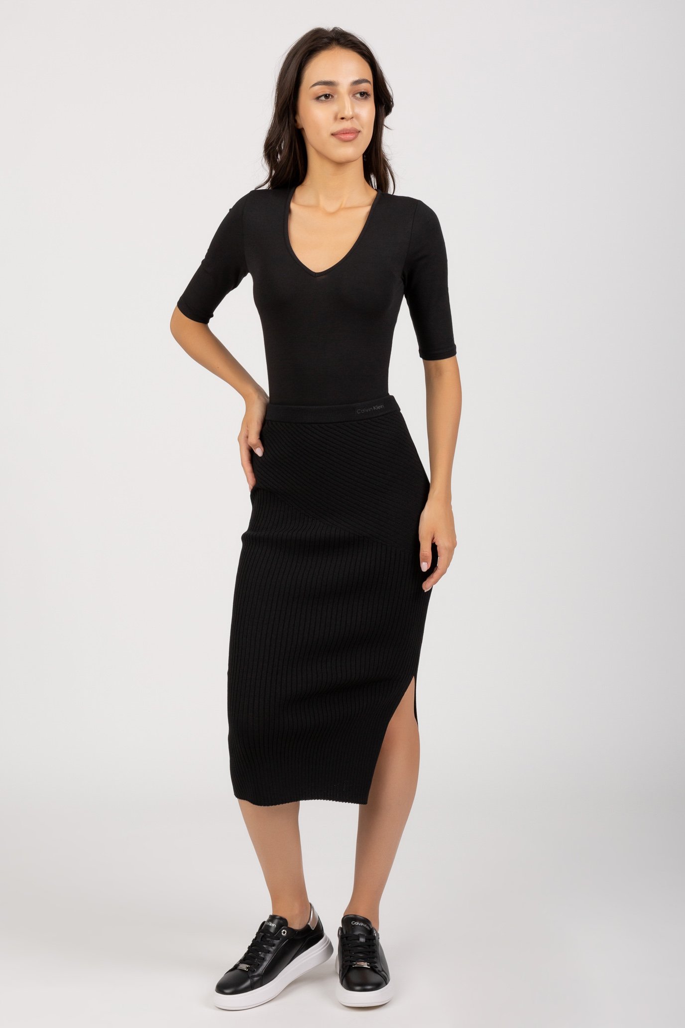 Боди TONAL LOGO V NECK JERSEY BODY 5