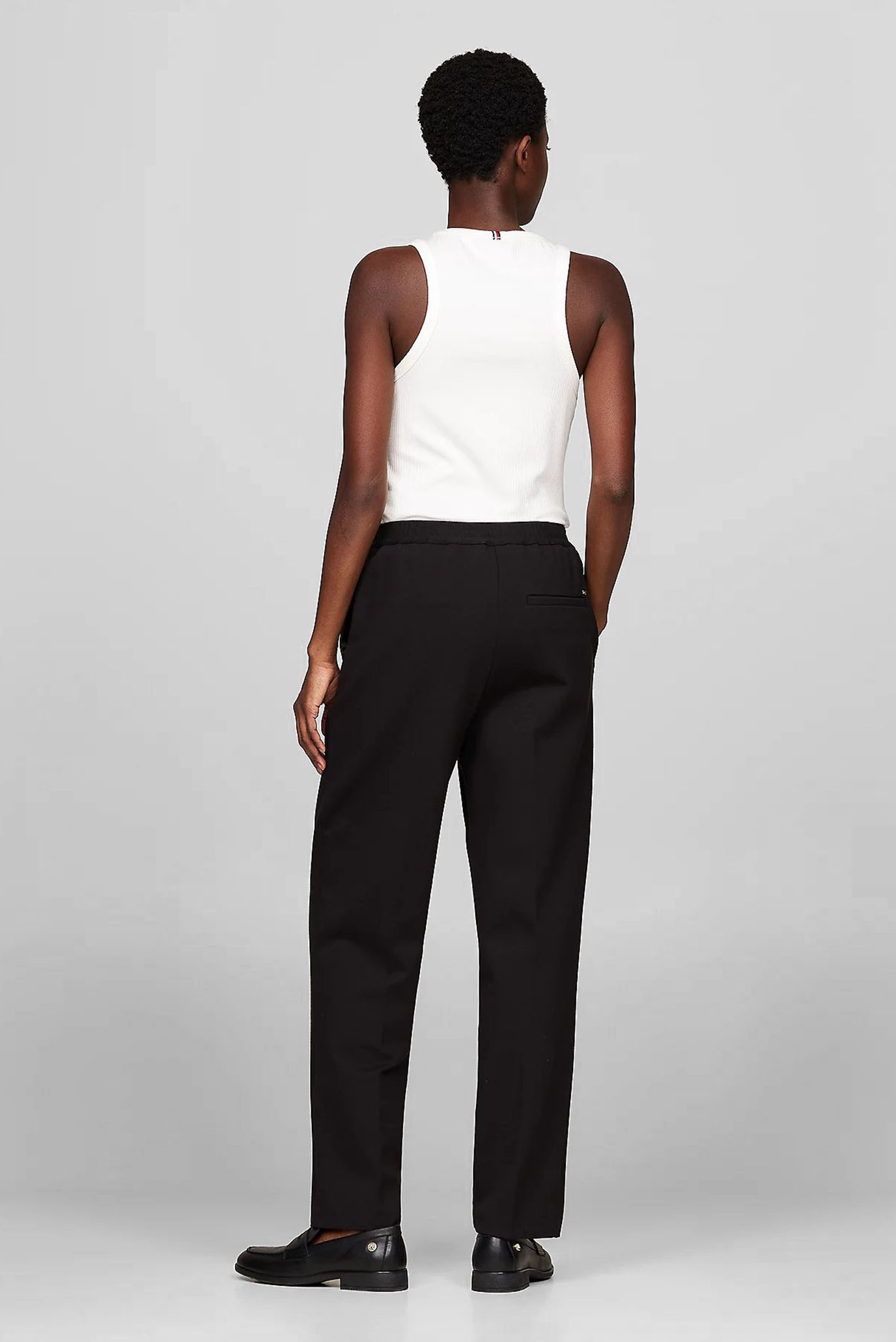 Женские черные брюки PUNTO PULL ON TAPERED 3