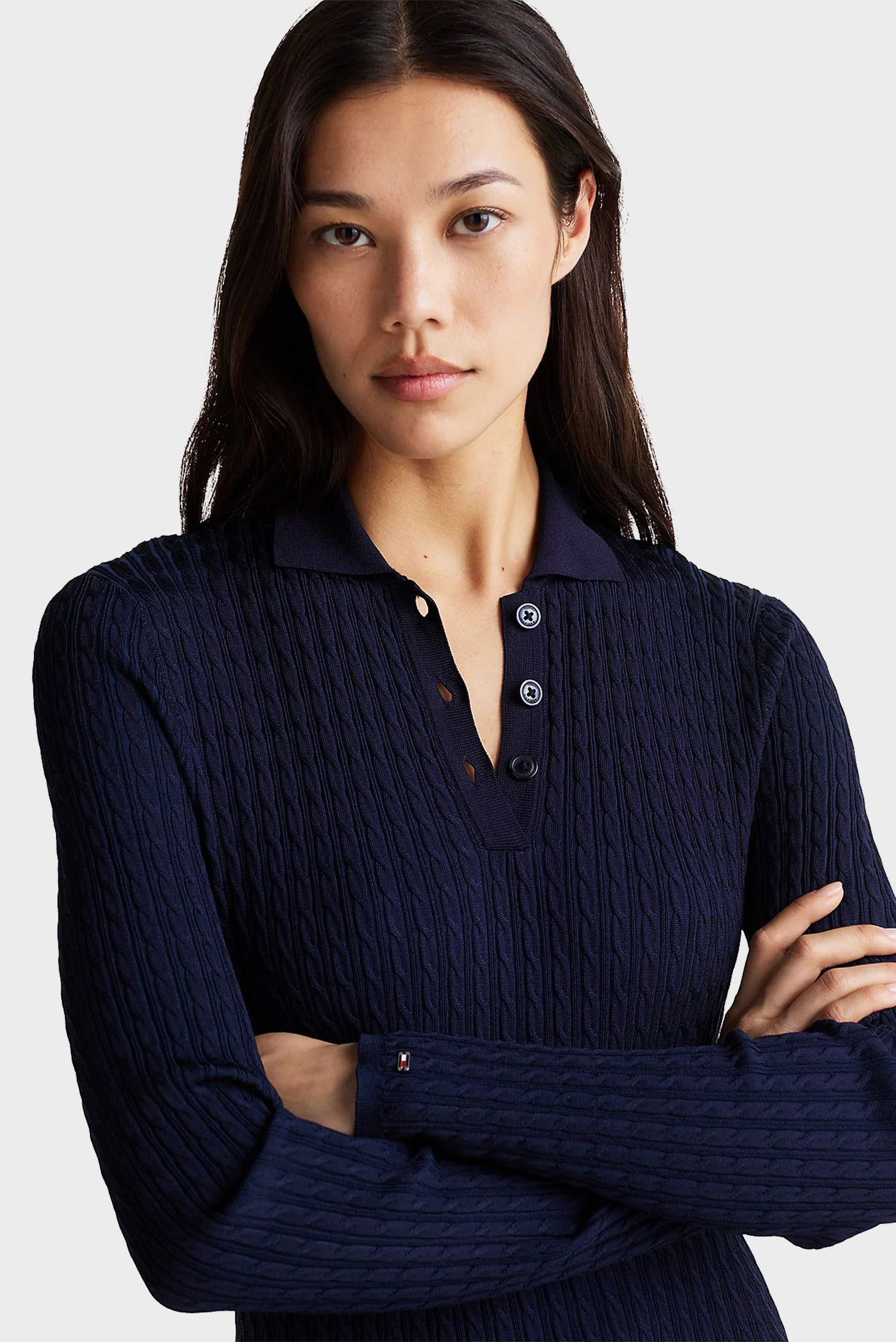 Платье RAYON CABLE F&F LS MIDI DRESS 4