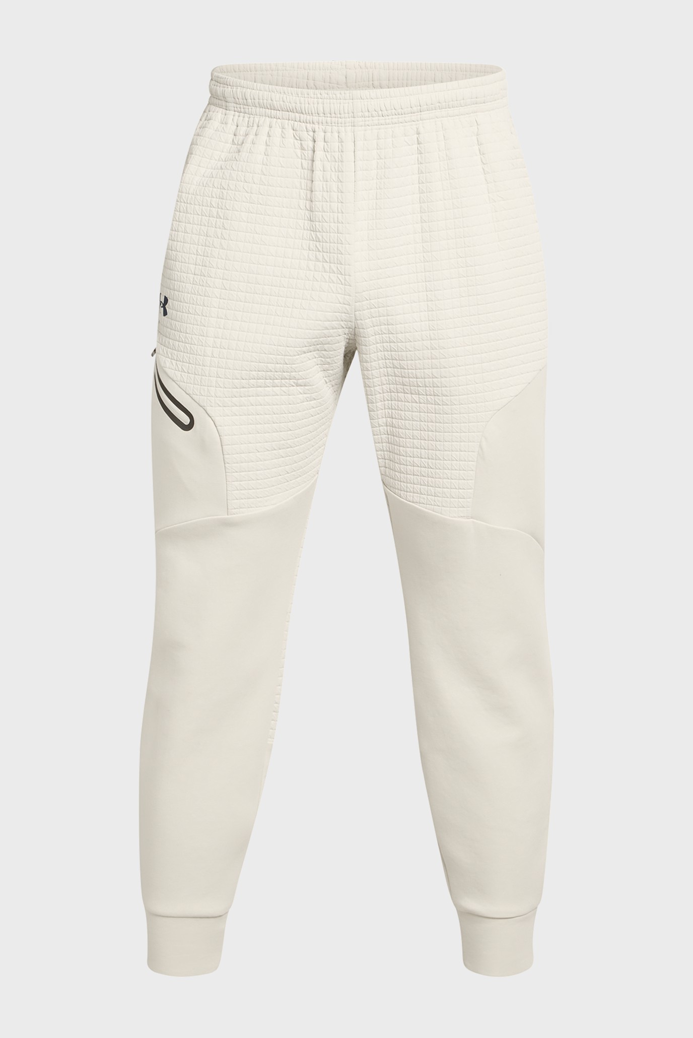 Мужские белые спортивные брюки UA Unstoppable Flc Txtr Jrg 5