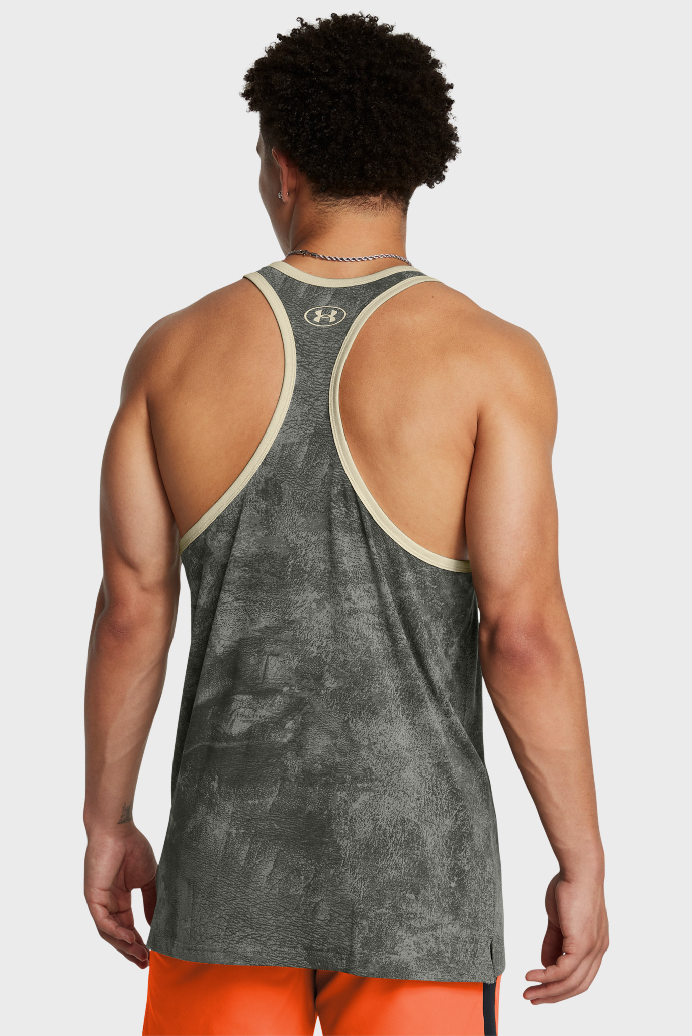Мужская серая майка UA Pjt Rck Racer Tank Tools 2