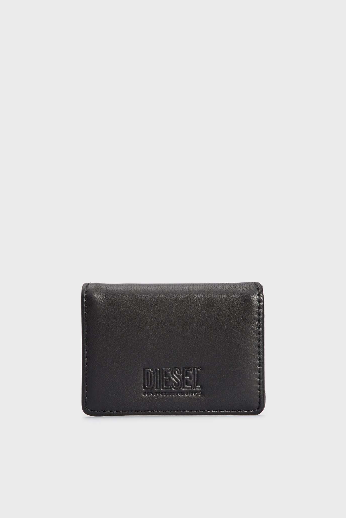 Женский черный кожаный кошелек LEATHERGO LORETTINA wallet 1