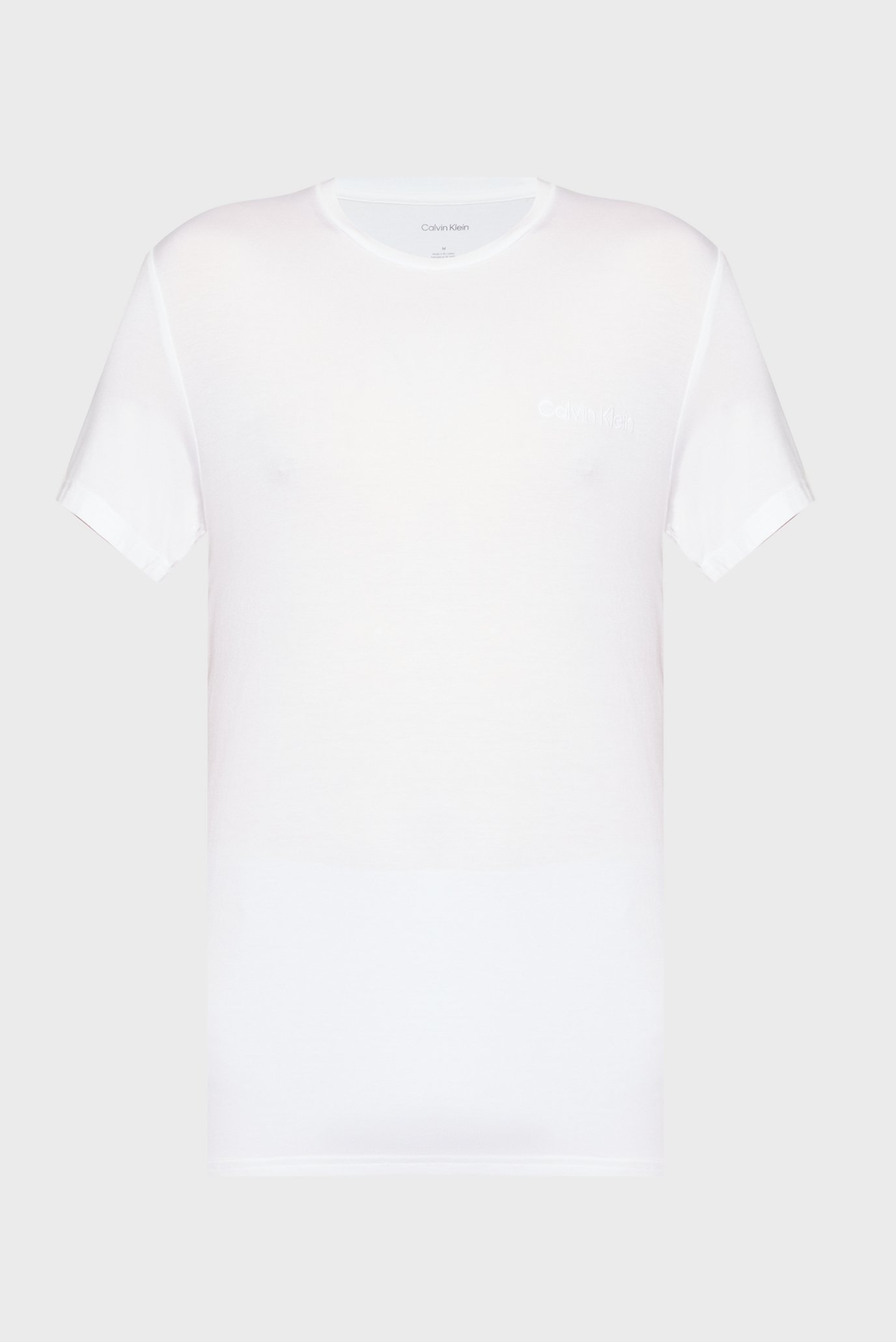Мужская белая футболка S S CREW NECKCalvin Klein Мужская белая футболка S S CREW NECK 7