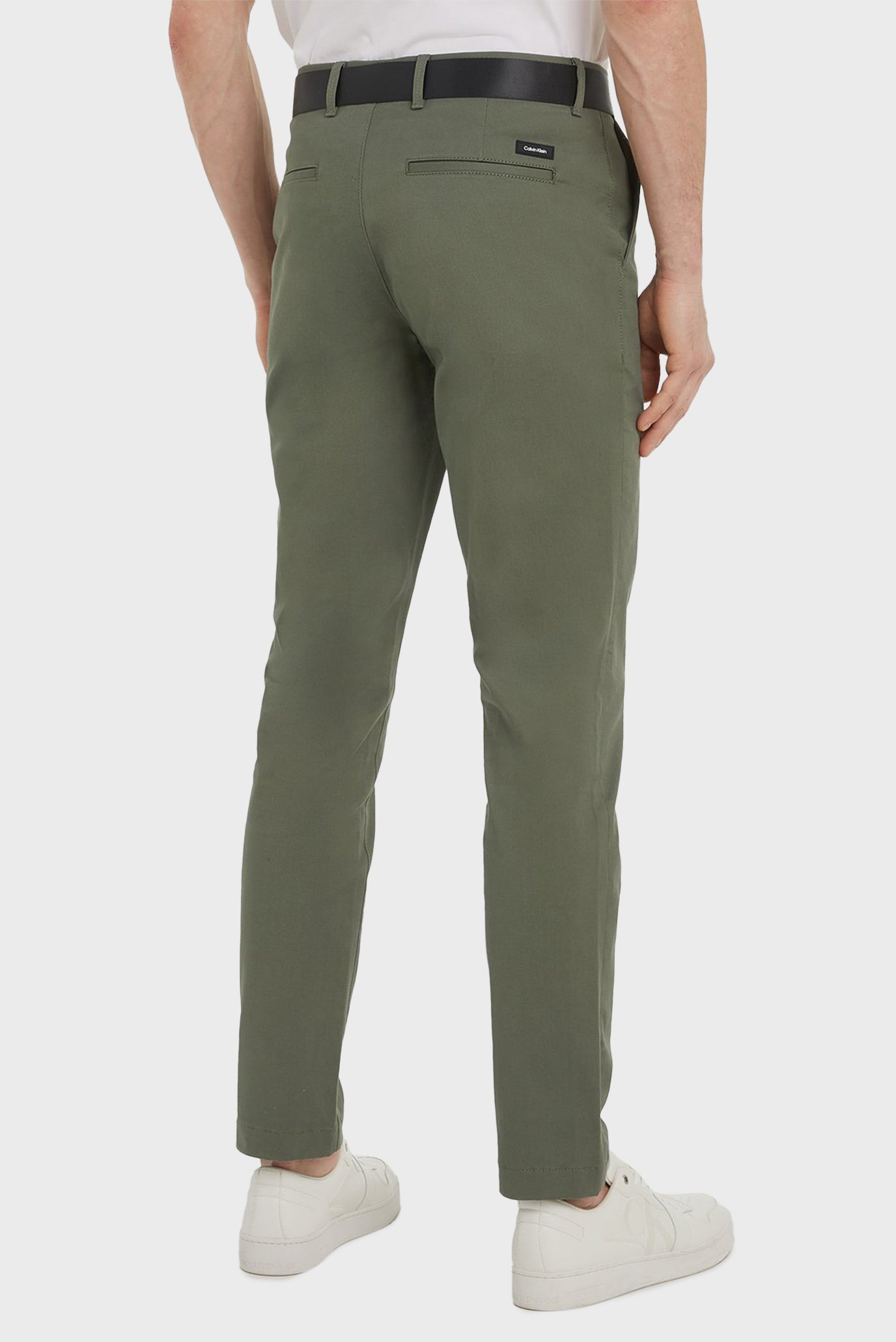 Мужские оливковые чиносы MODERN TWILL SLIM CHINO 2