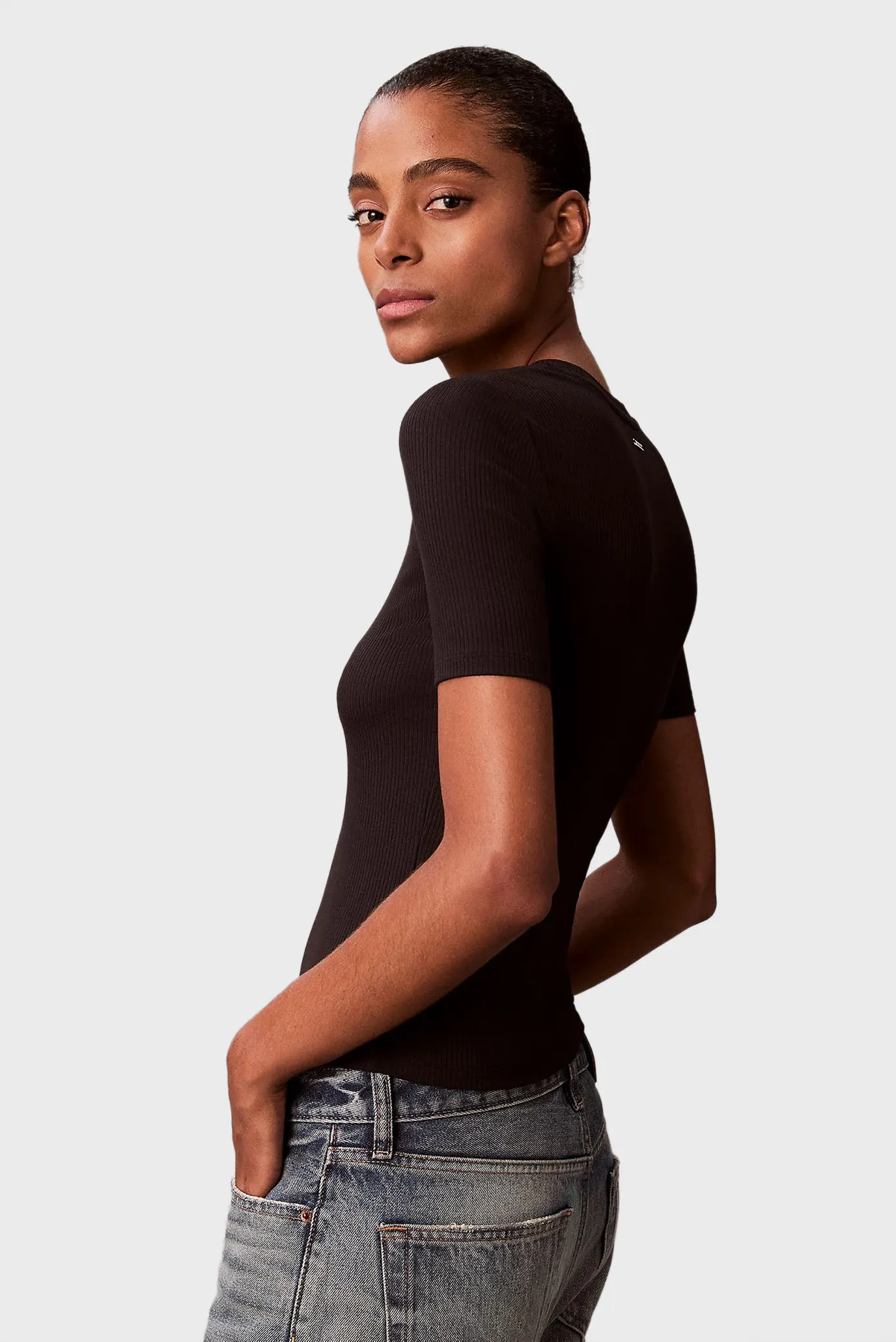 Футболка A- Modal Rib Tee (essential) 3