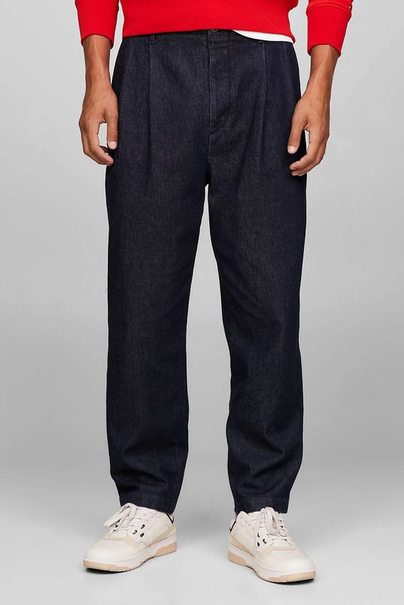 Штаны PLEATED CHINO RGD BOW BLUE