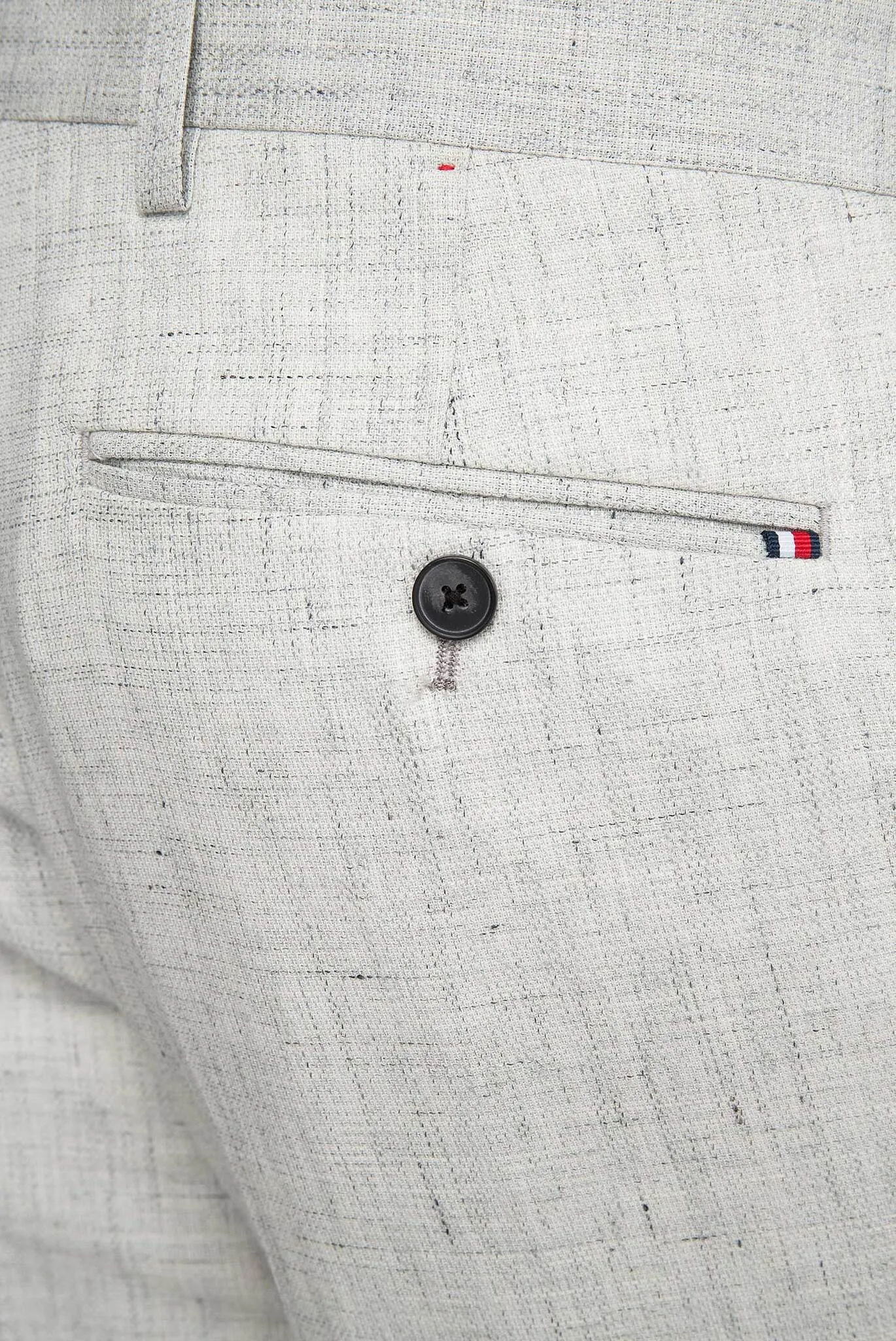 Мужские серые брюки SLIM FIT LINEN BLEND 5