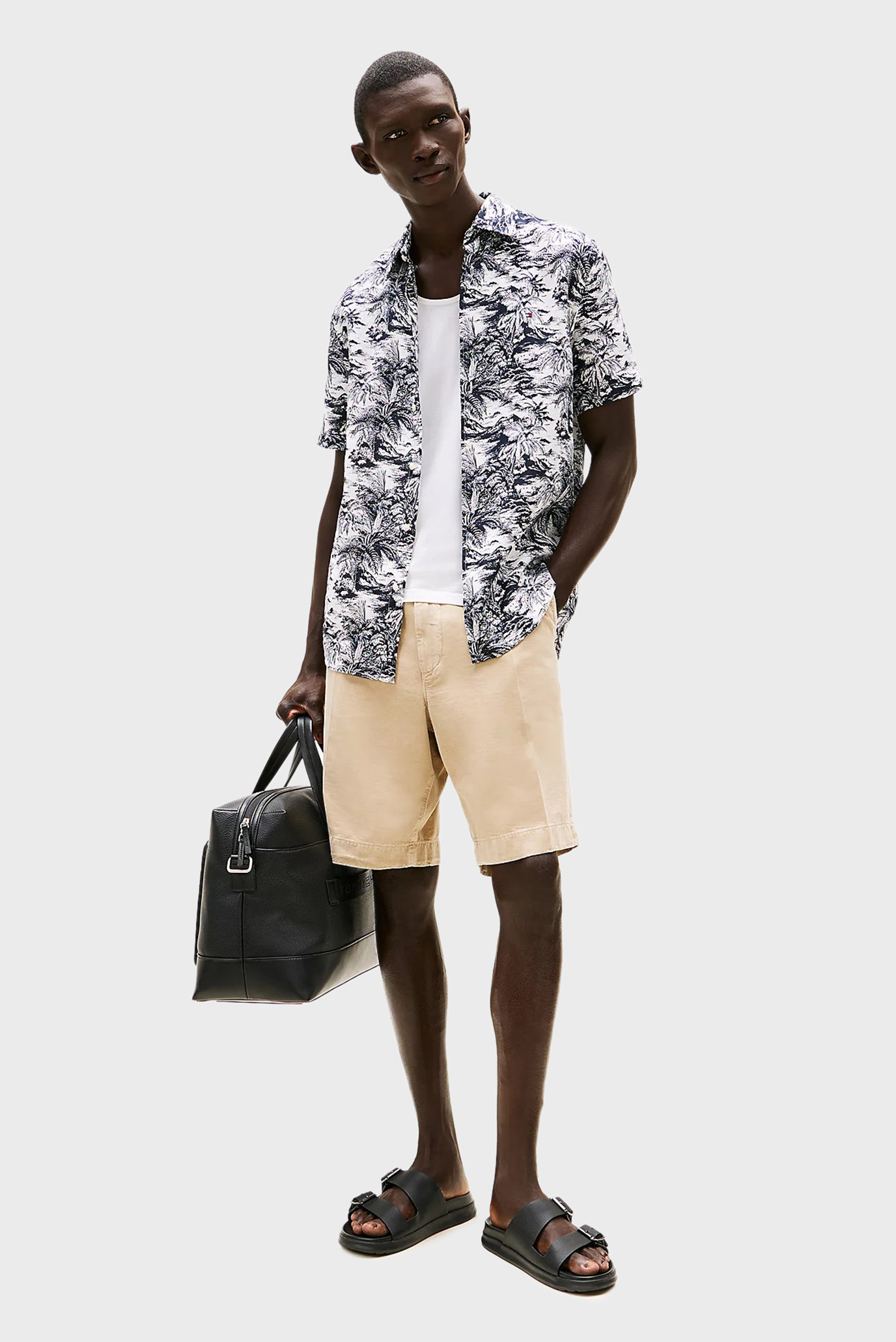 Рубашка с коротким рукавом LINEN VACATION PRT SS RF SHIRT 3