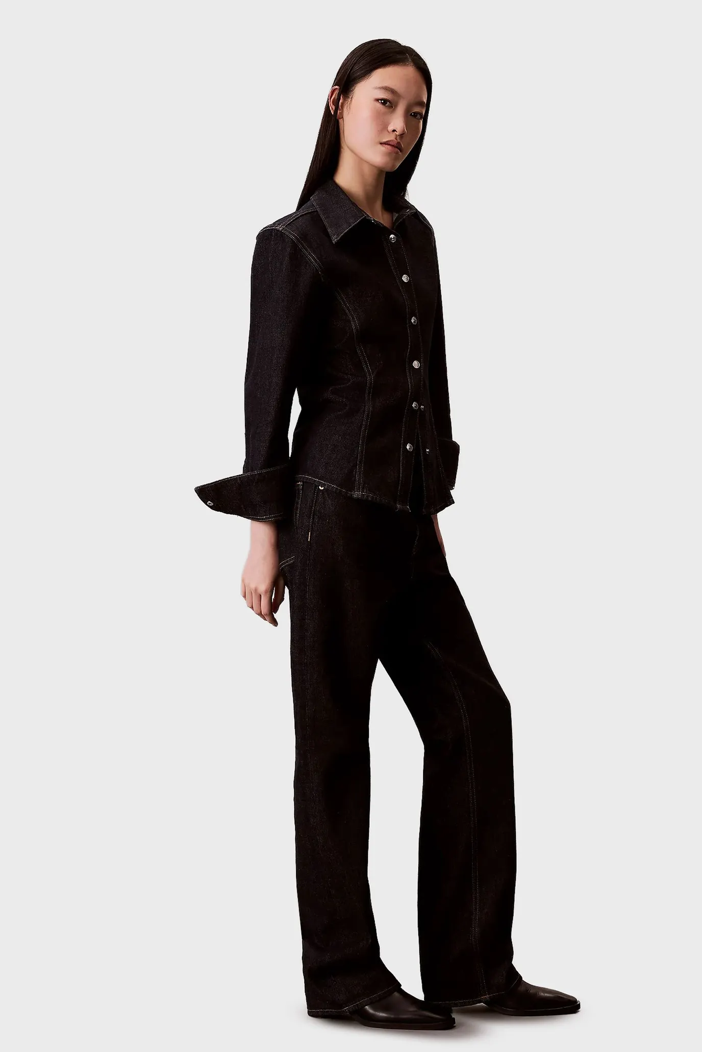 Джинсы THE STRAIGHT BOOT RESIN RINSE 3