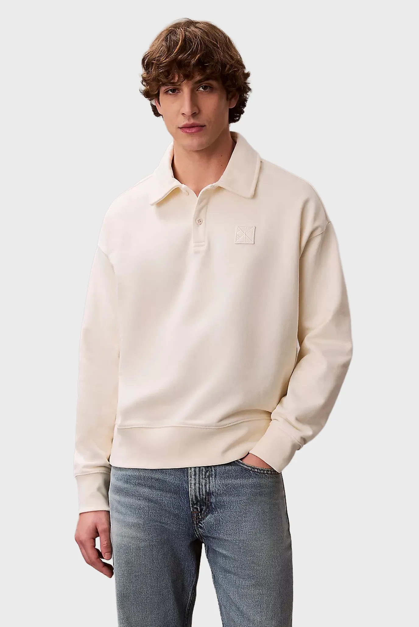 Свитшот LS HVY WEIGHT TERRY CK EMBLEM PO 1