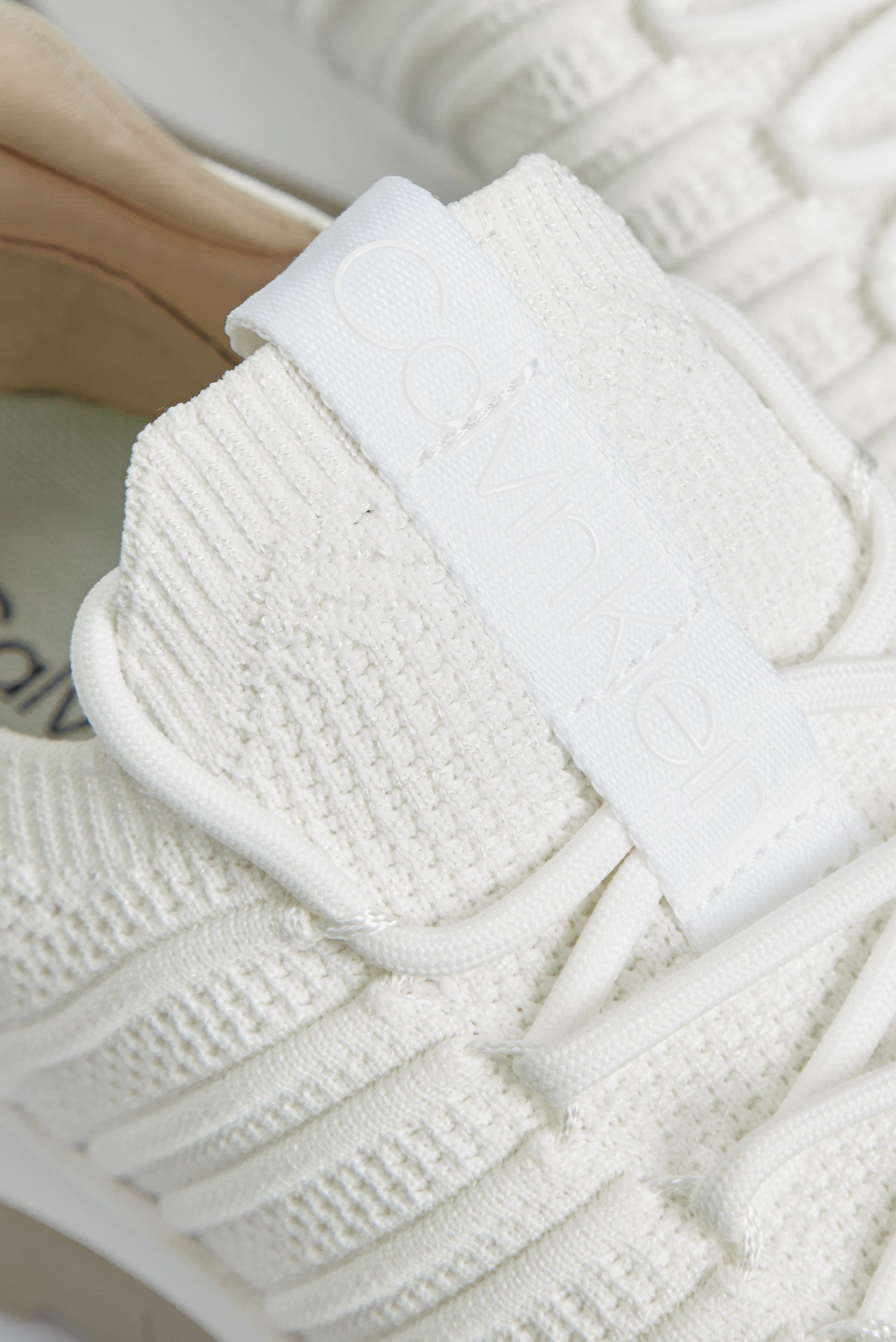 Женские белые кроссовки KNIT RUNNER LACE UP 2