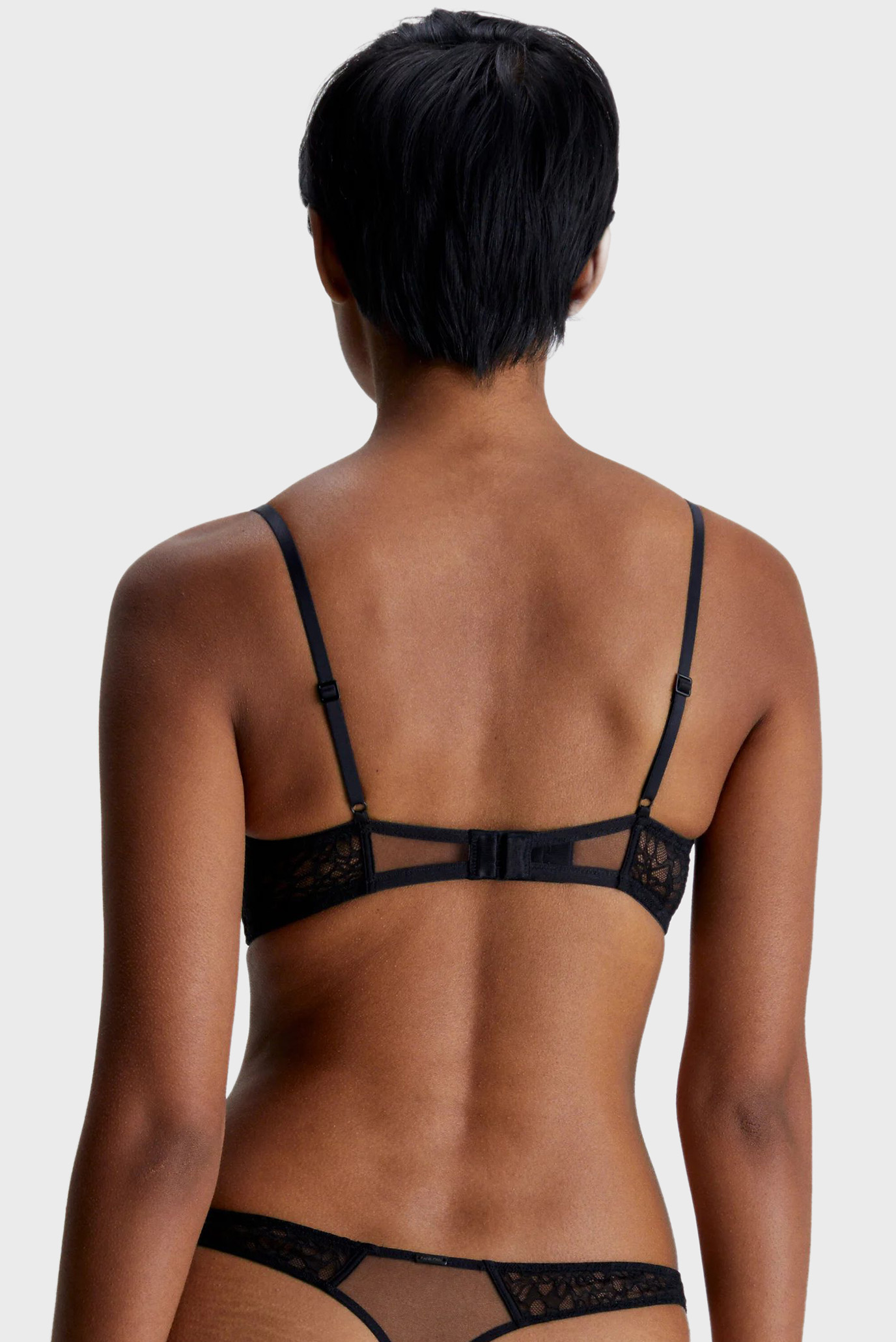 Женский черный бюстгальтер UNLINED BALCONETTE 11