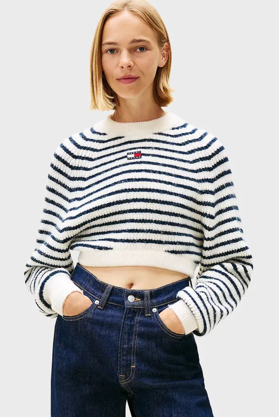 Свитер TJW CROP BADGE SWEATER Tommy Jeans