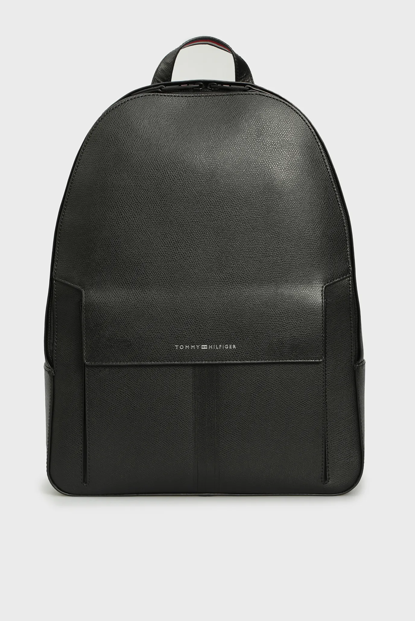 Мужской черный кожаный рюкзак BUSINESS 6