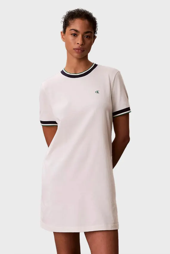Платье SS CTN MONOGRAM STRIPE TRIM MINI Calvin Klein Jeans