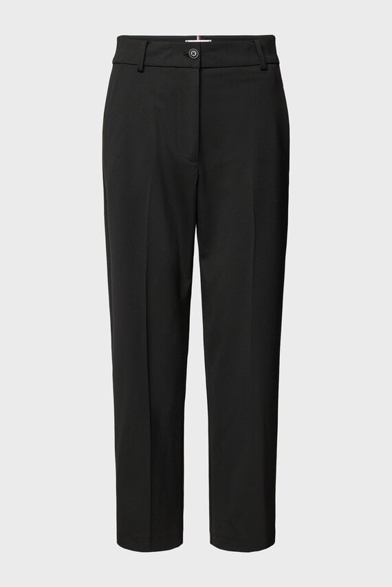 Женские черные брюки STRAIGHT VIS POLY BLEND