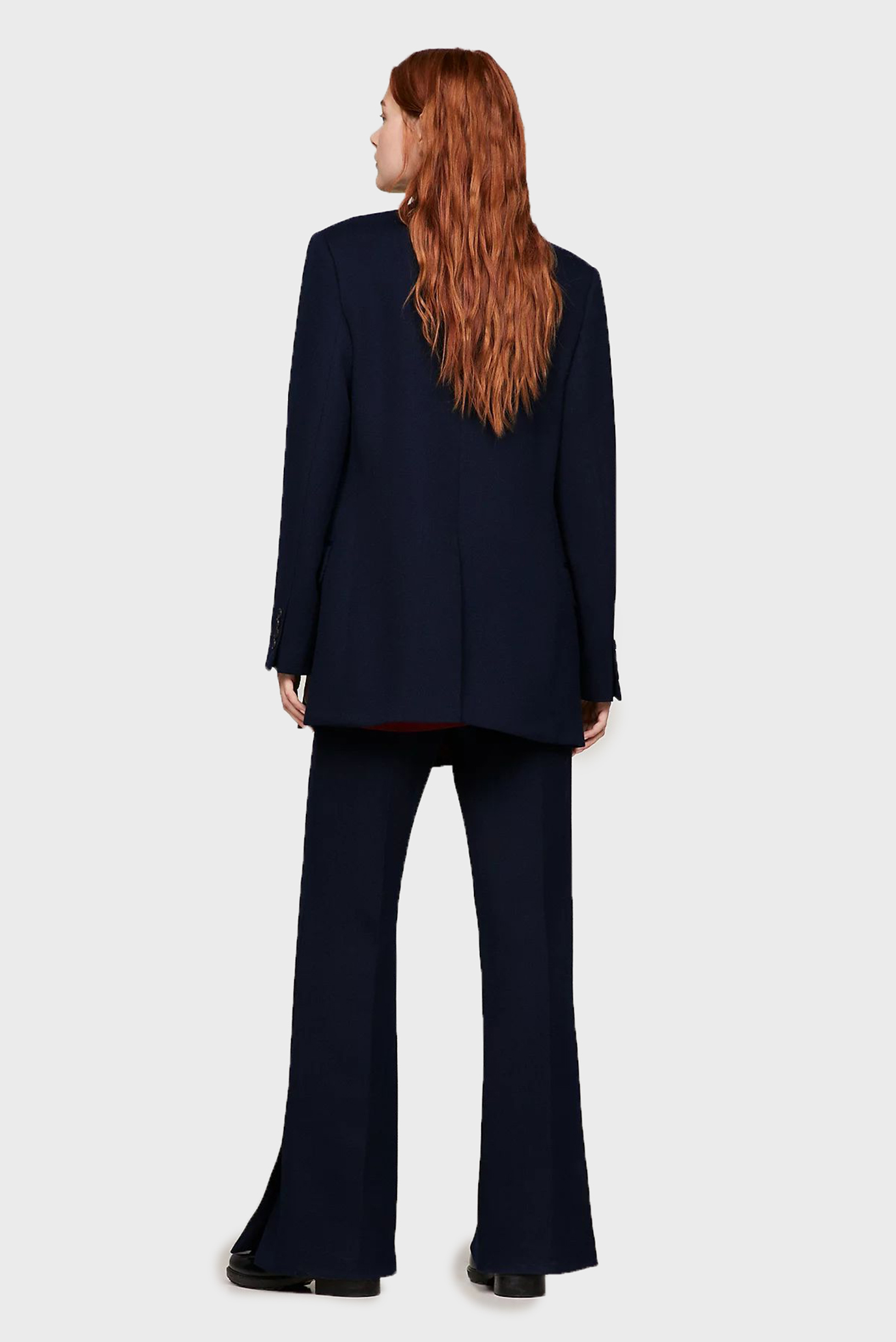 Женский темно-синий шерстяной жакет THC WOOL TWILL PREP DB BLAZER 4