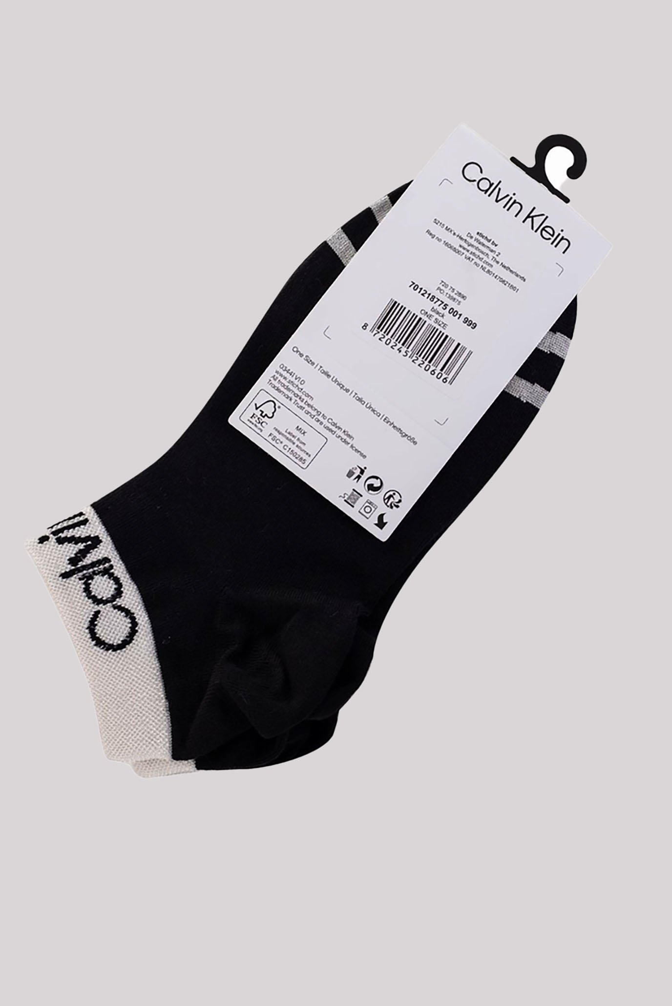 Носки CK WOMEN QUARTER 2P LOGO WELT 2