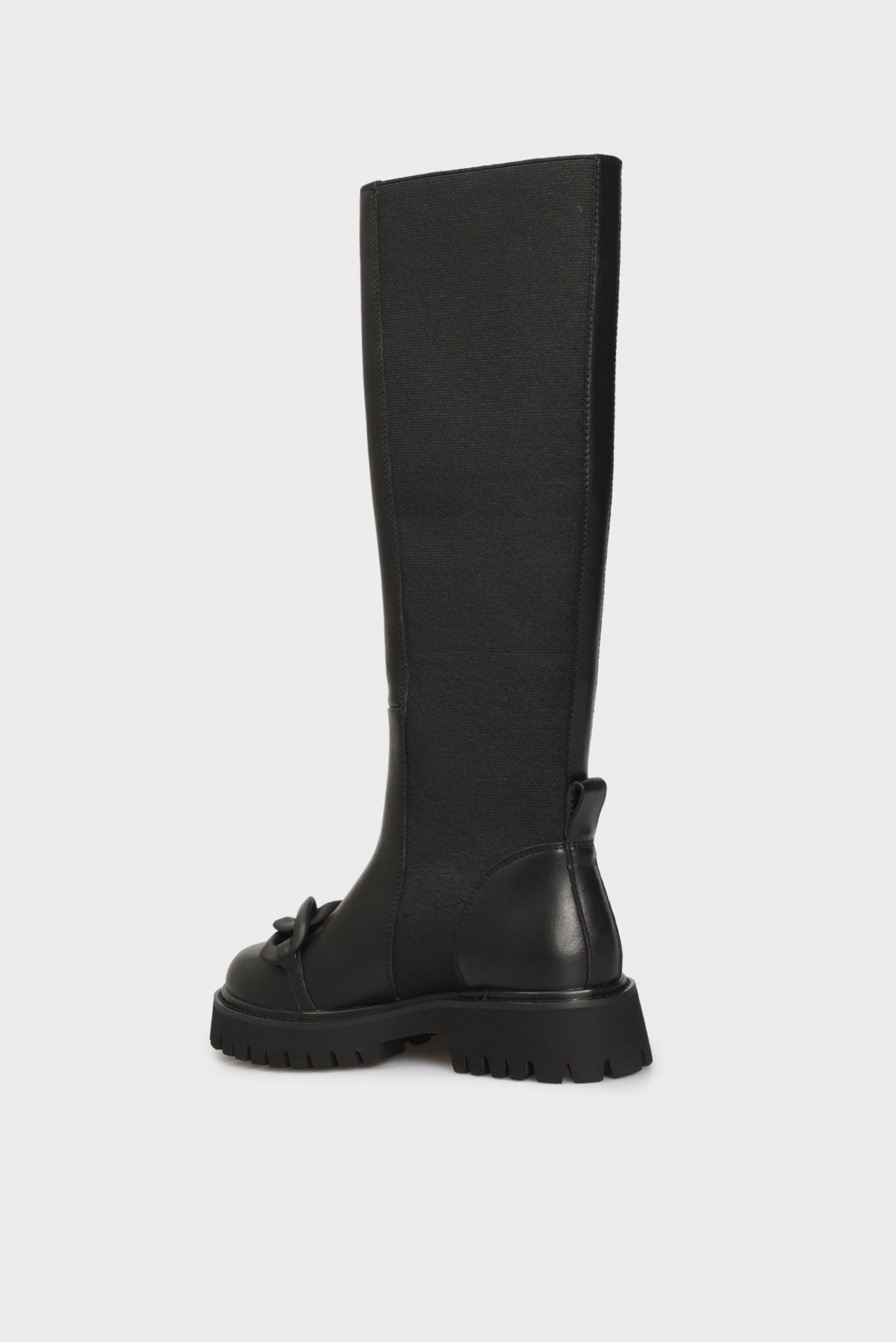 Женские черные кожаные сапоги Holt 10