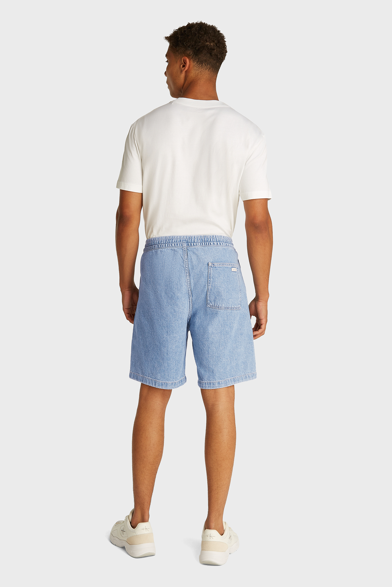 Мужские голубые джинсовые шорты PULL ON RELAXED 3