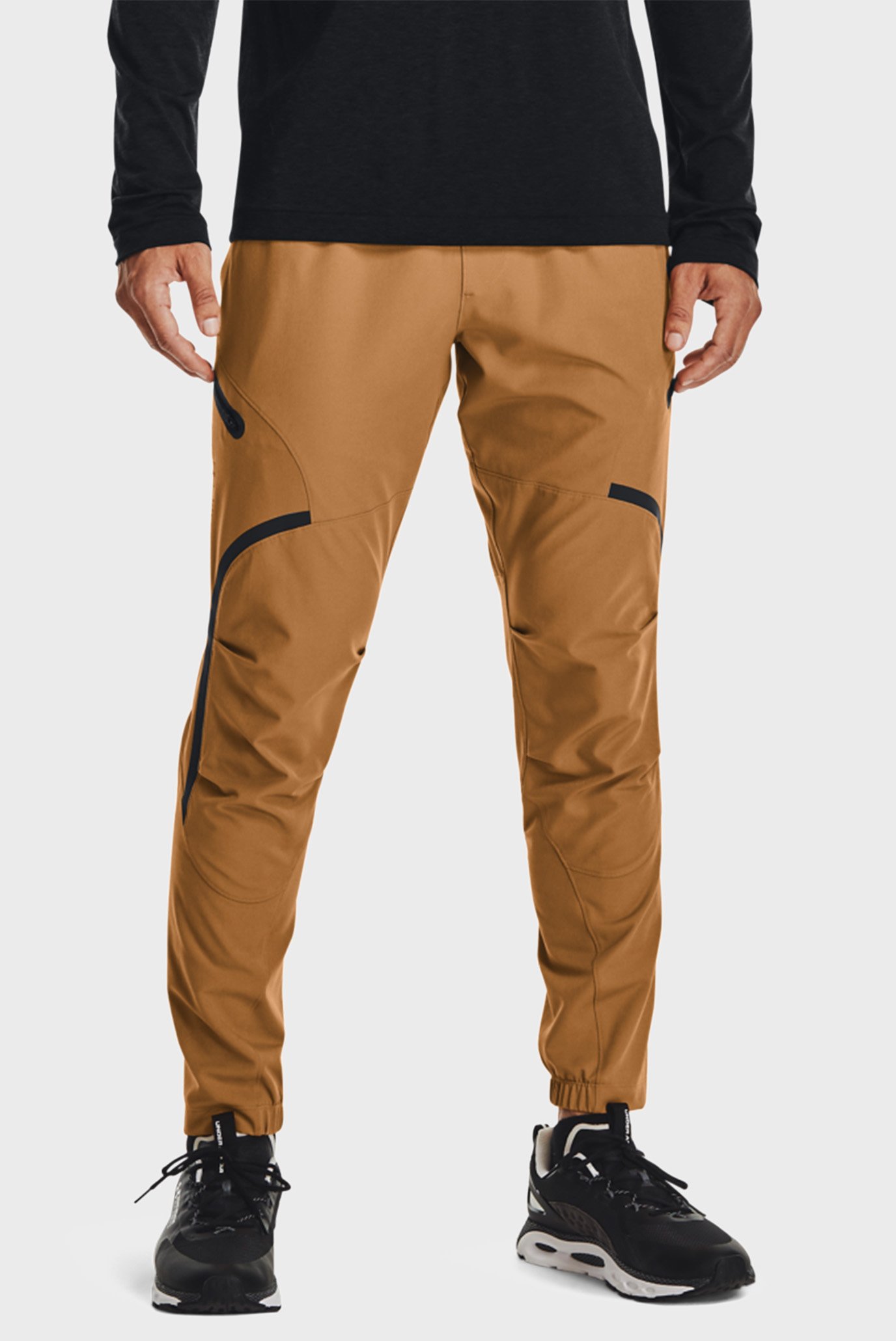 Мужские горчичные спортивные брюки UA UNSTOPPABLE CARGO PANTS 7