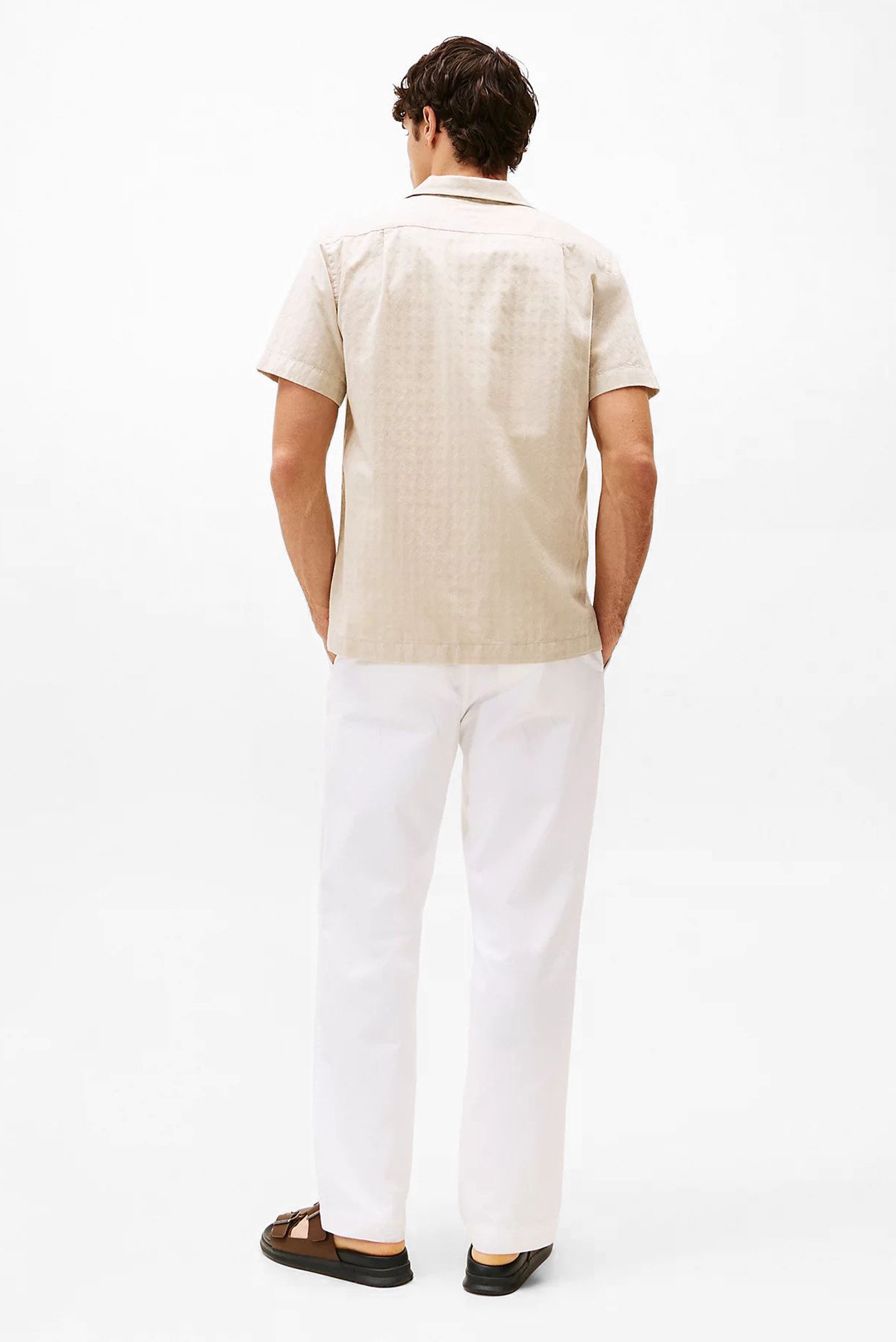 Рубашка с коротким рукавом COTTON LINEN DOBBY SS RF SHIRT 3