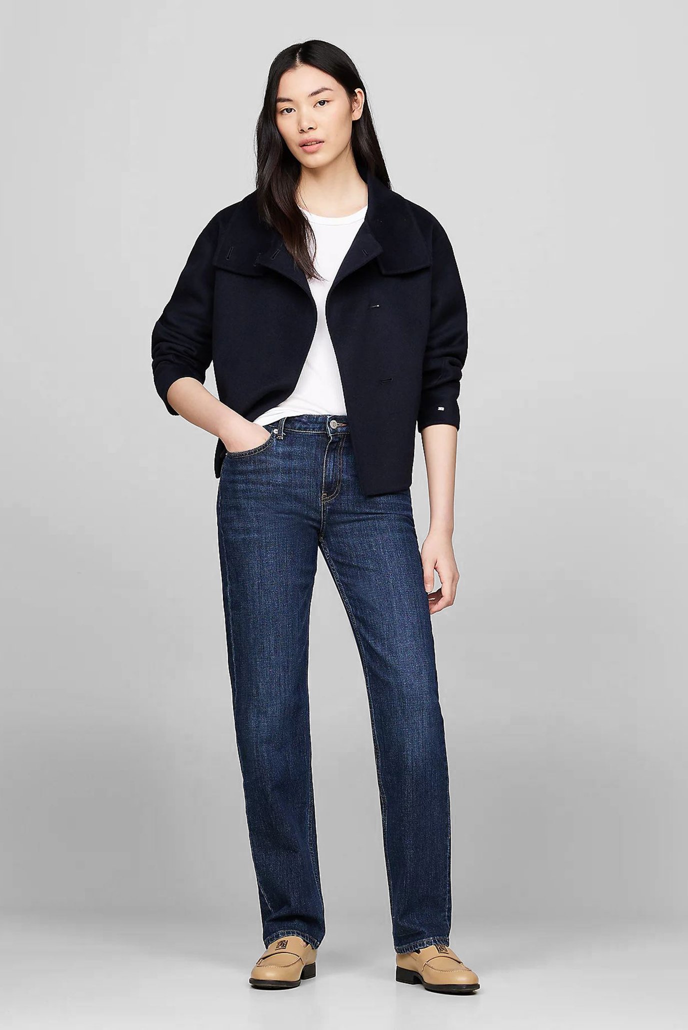 Куртка зимняя DF WOOL BLEND FUNNEL JACKETTommy Hilfiger Куртка зимняя DF WOOL BLEND FUNNEL JACKET 2