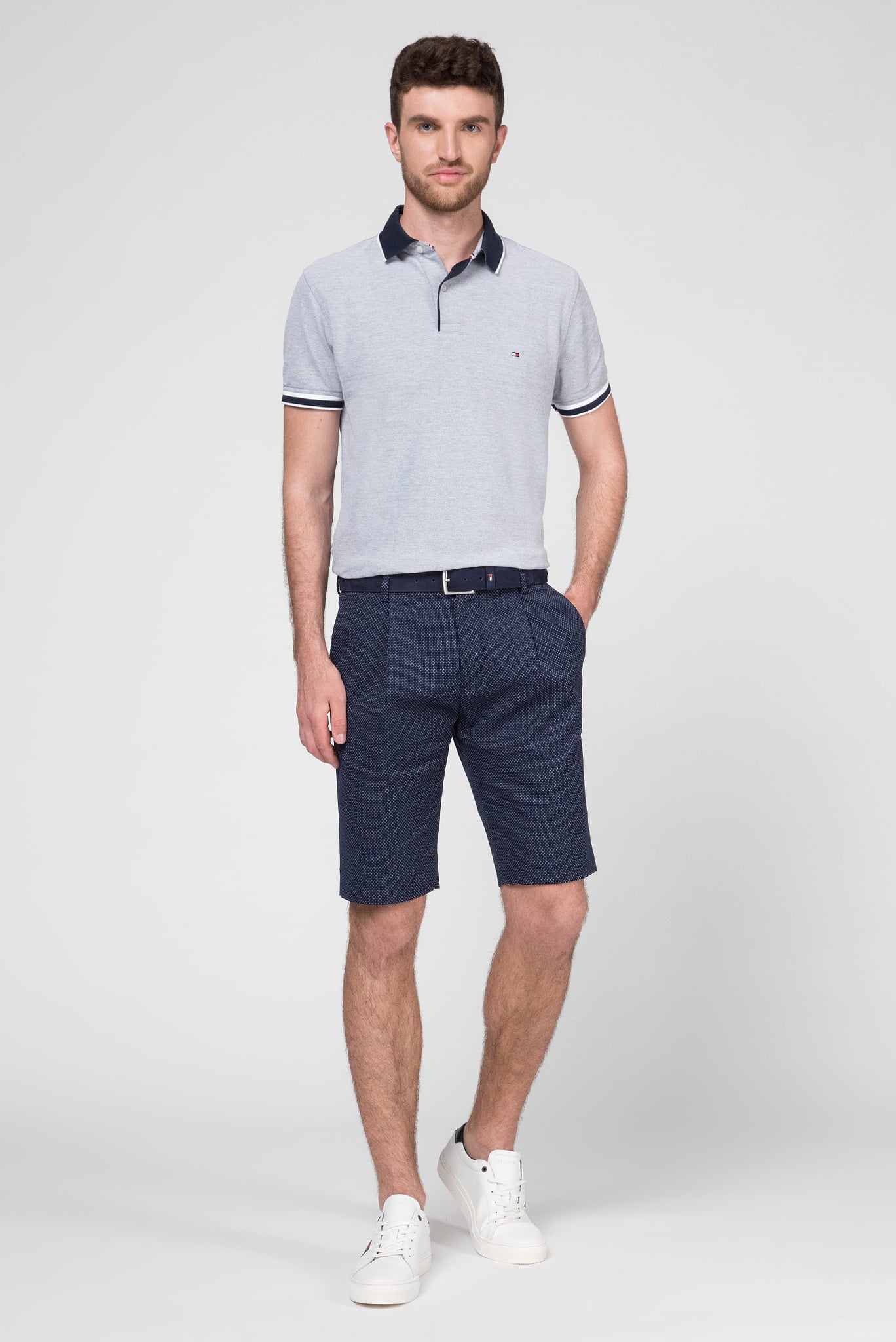 Мужское голубое поло OXFORD 5