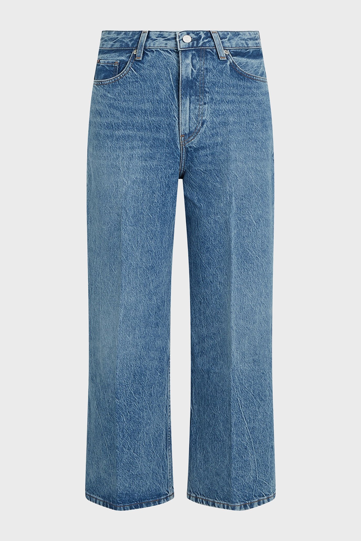 Женские синие джинсы WIDE LEG 6