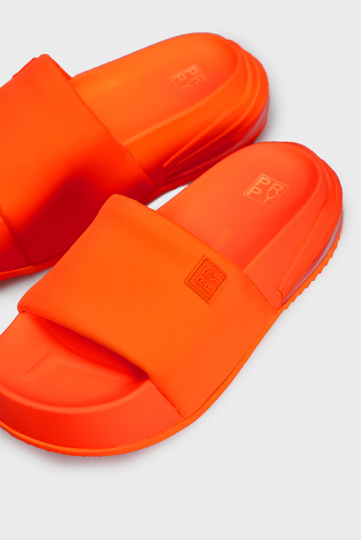 Женские оранжевые кожаные слайдеры Addison 7