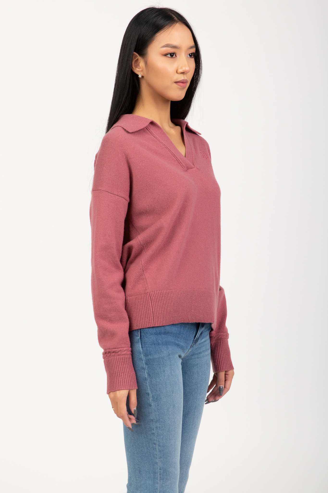 Свитер WOOL BLEND POLO-NK SWEATER 3