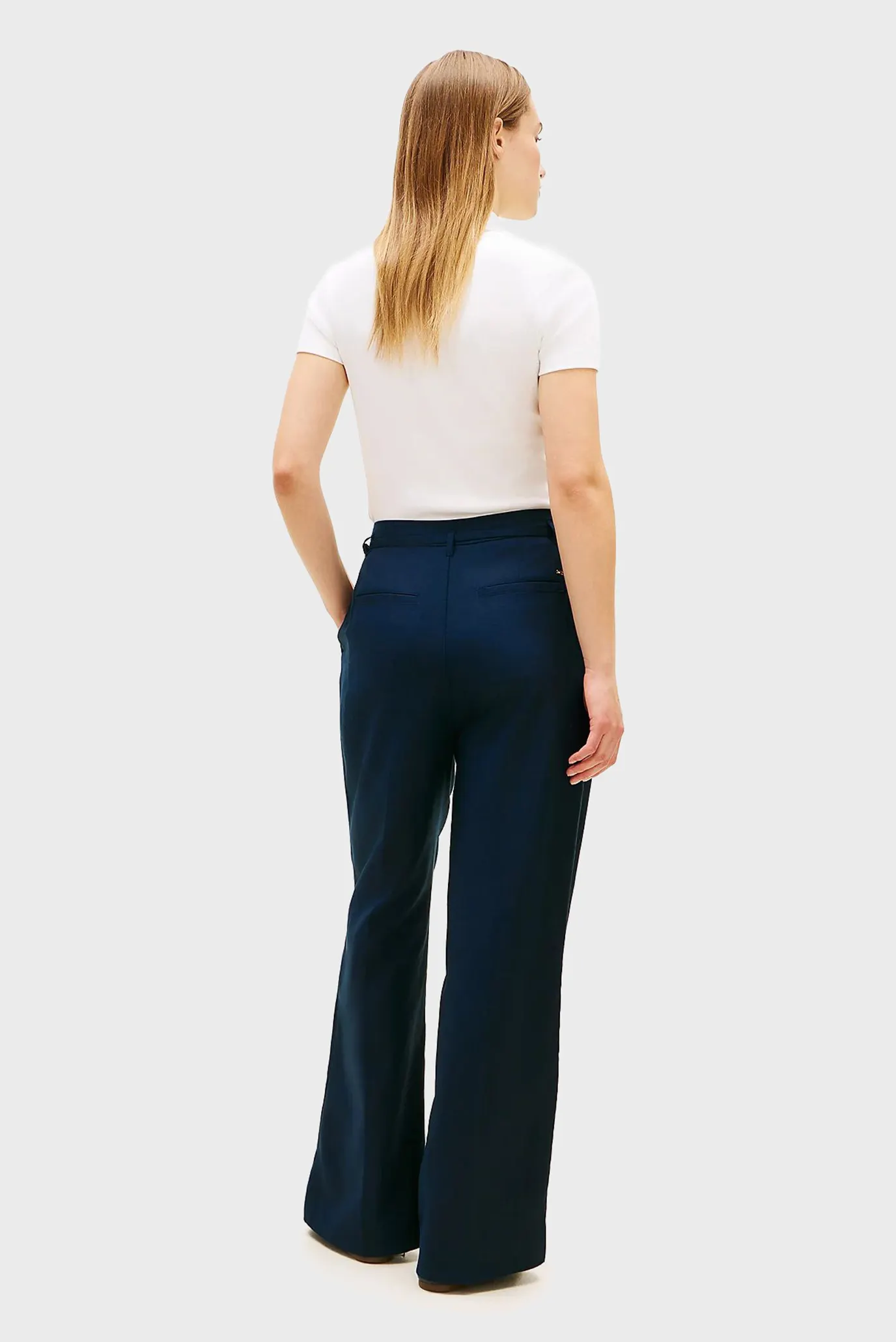 Штаны LINEN BLEND WIDE LEG PANT 3