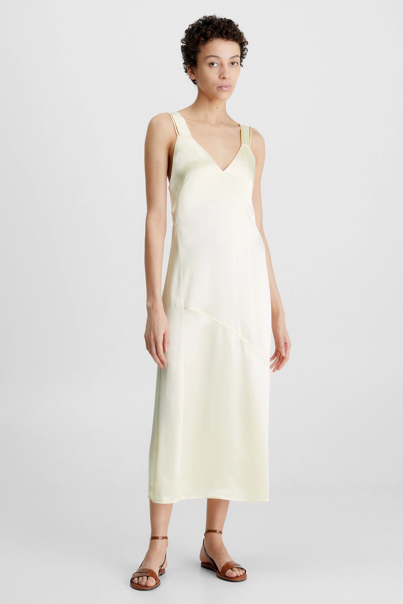 Платье NAIA WIDE STRAP MIDI SLIP DRESS 6
