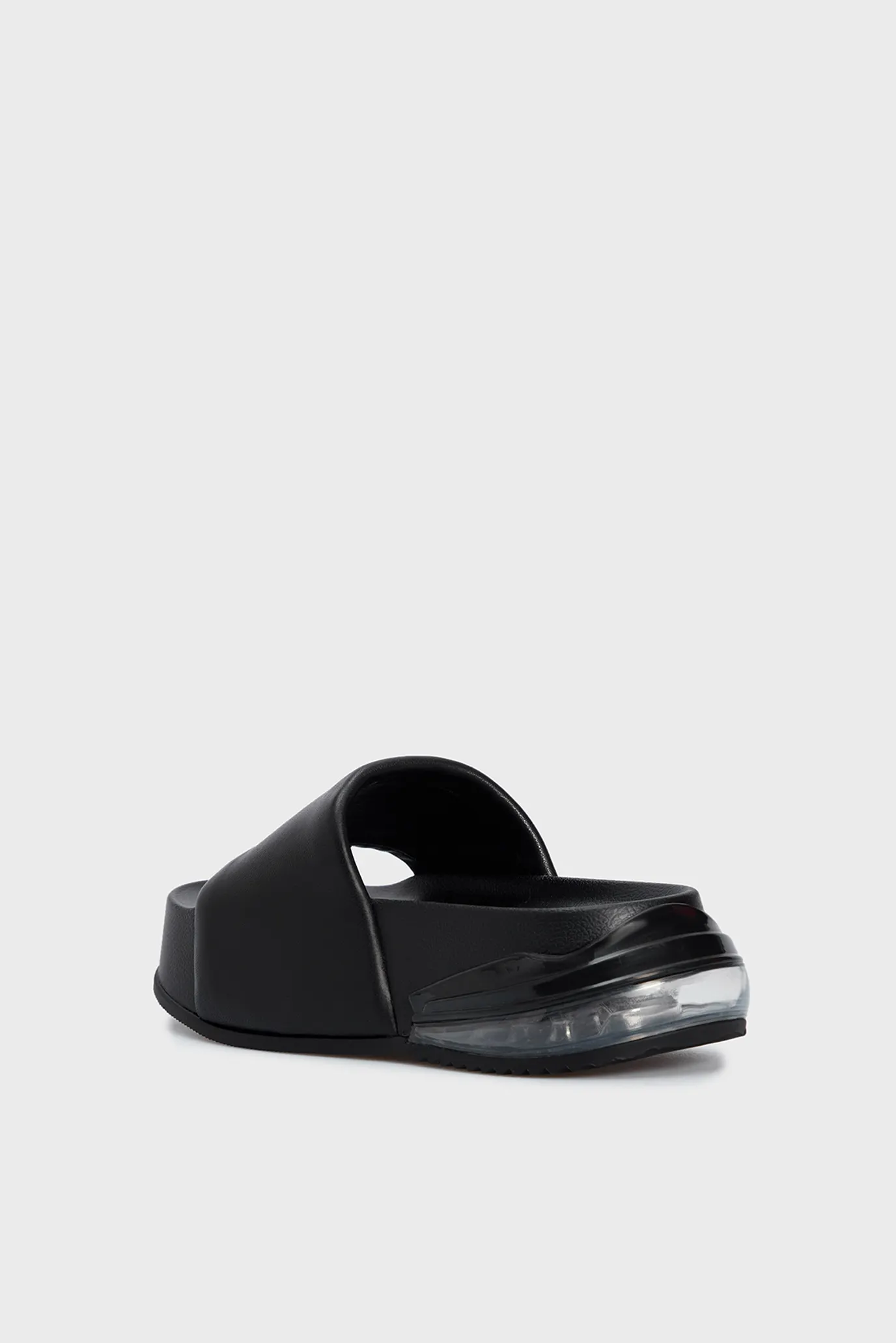 Женские черные кожаные слайдеры Kimberly 10