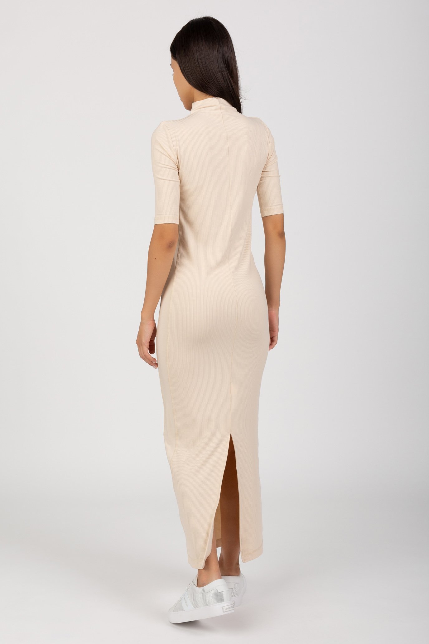 Платье MODAL RIB SOFT MOCK NECK DRESSCalvin Klein Платье MODAL RIB SOFT MOCK NECK DRESS 3