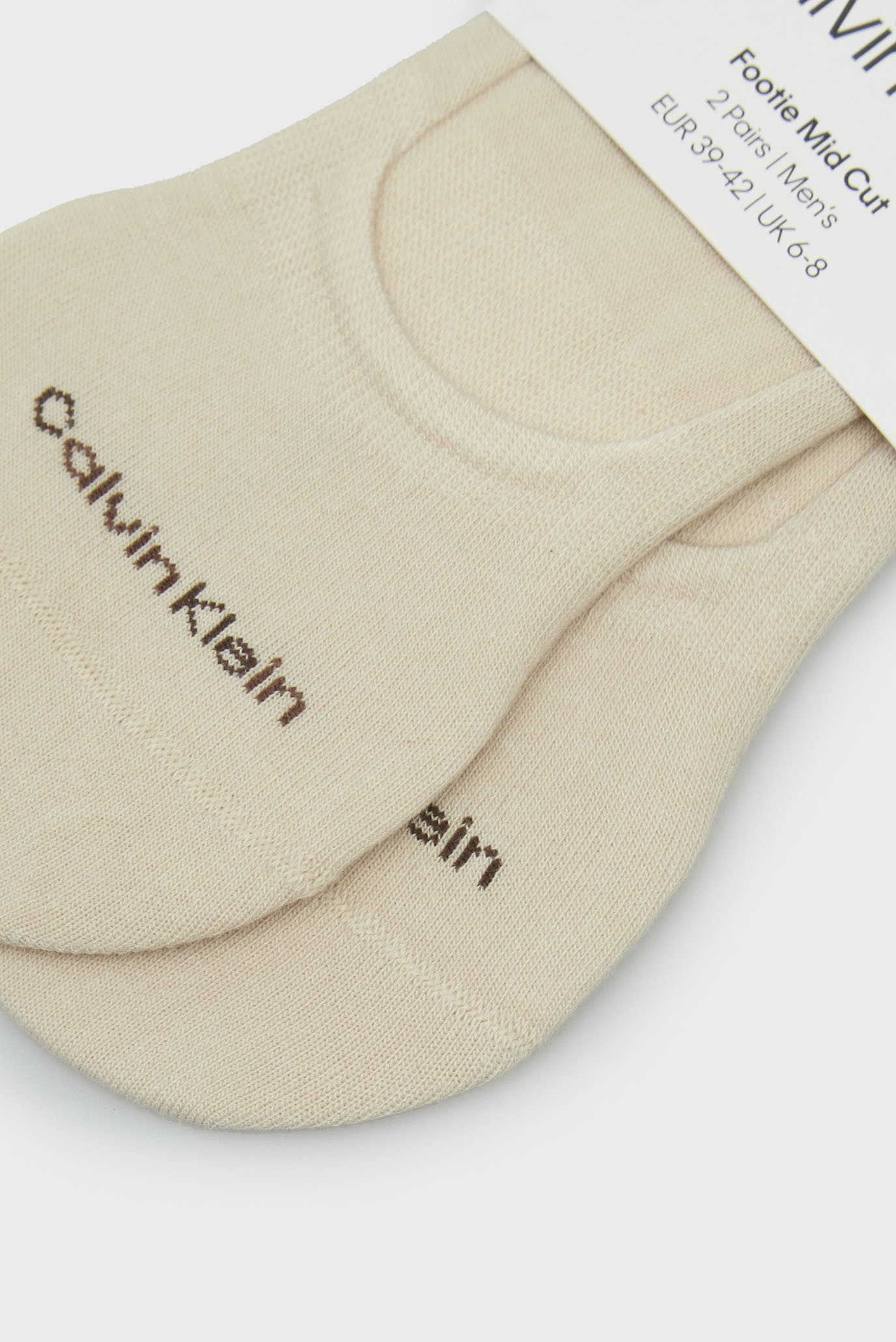 Следы CK MEN FOOTIE MID CUT 2P 7