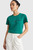 Женская зеленая футболка REGULAR HILFIGER C-NK TEE SS