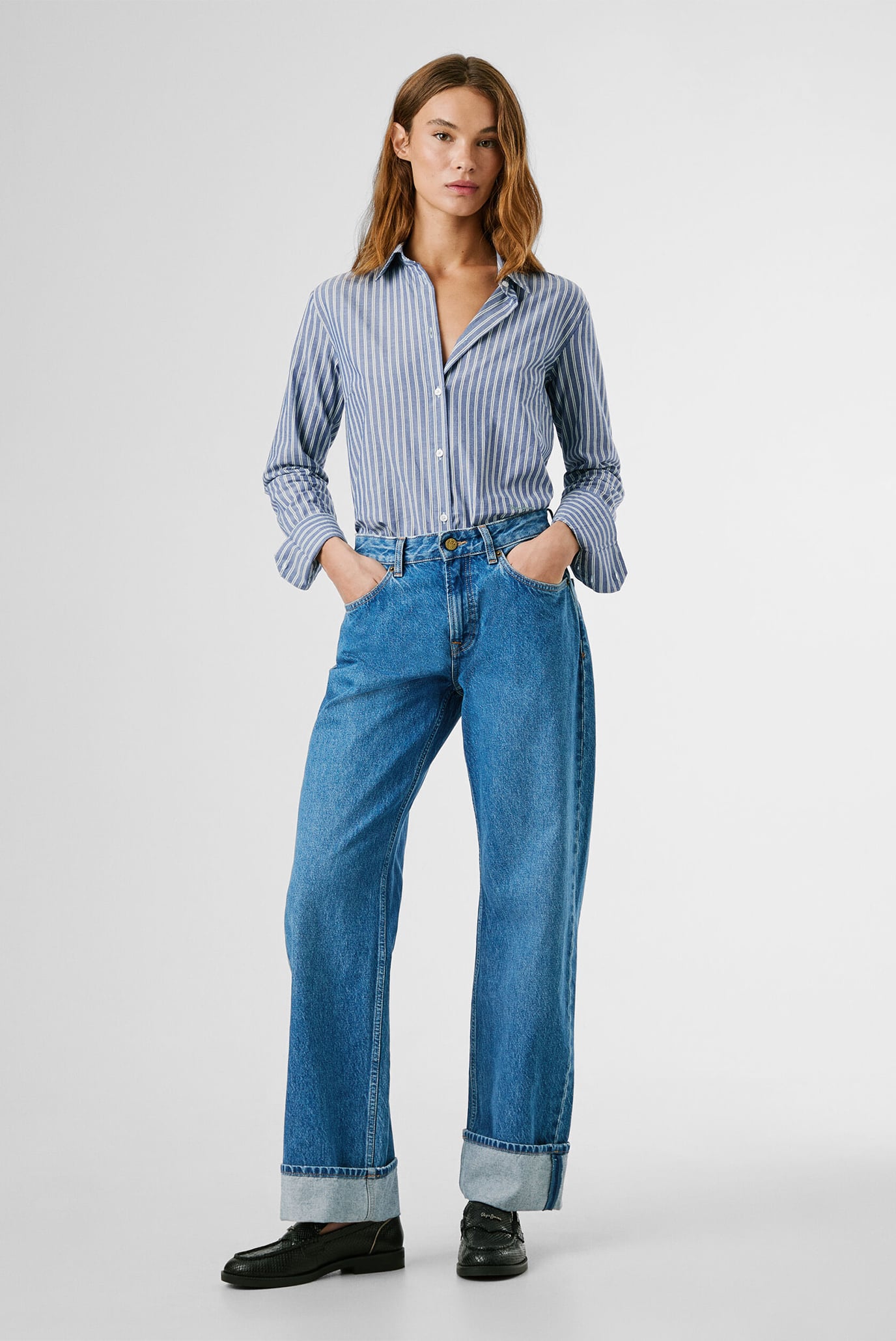 Джинсы LOOSE ST LW TURN-UP 2