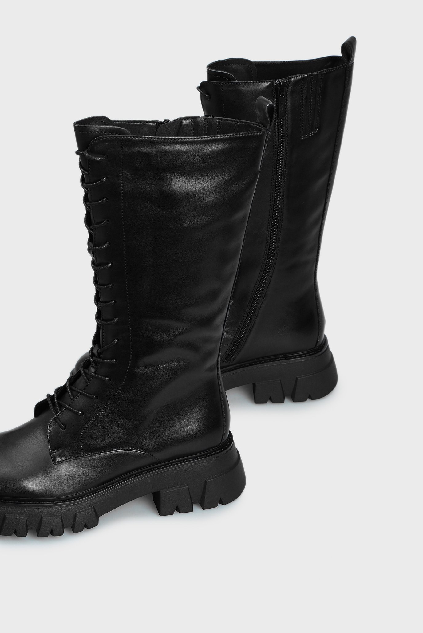 Женские черные кожаные ботинки Columbia 5