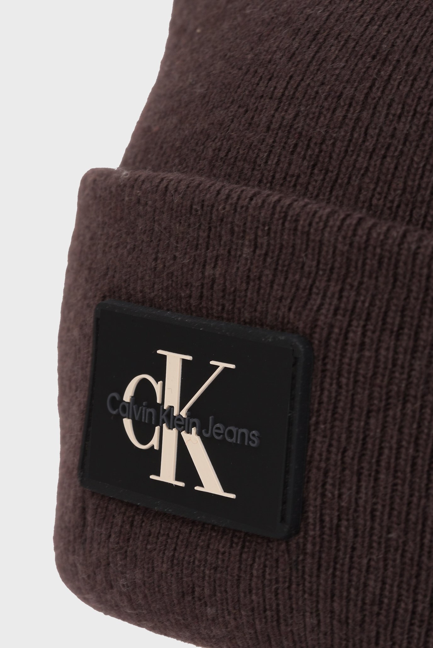 Шапка MONOLOGO PATCH NON-RIB BEANIECalvin Klein Jeans Шапка MONOLOGO PATCH NON-RIB BEANIE 2